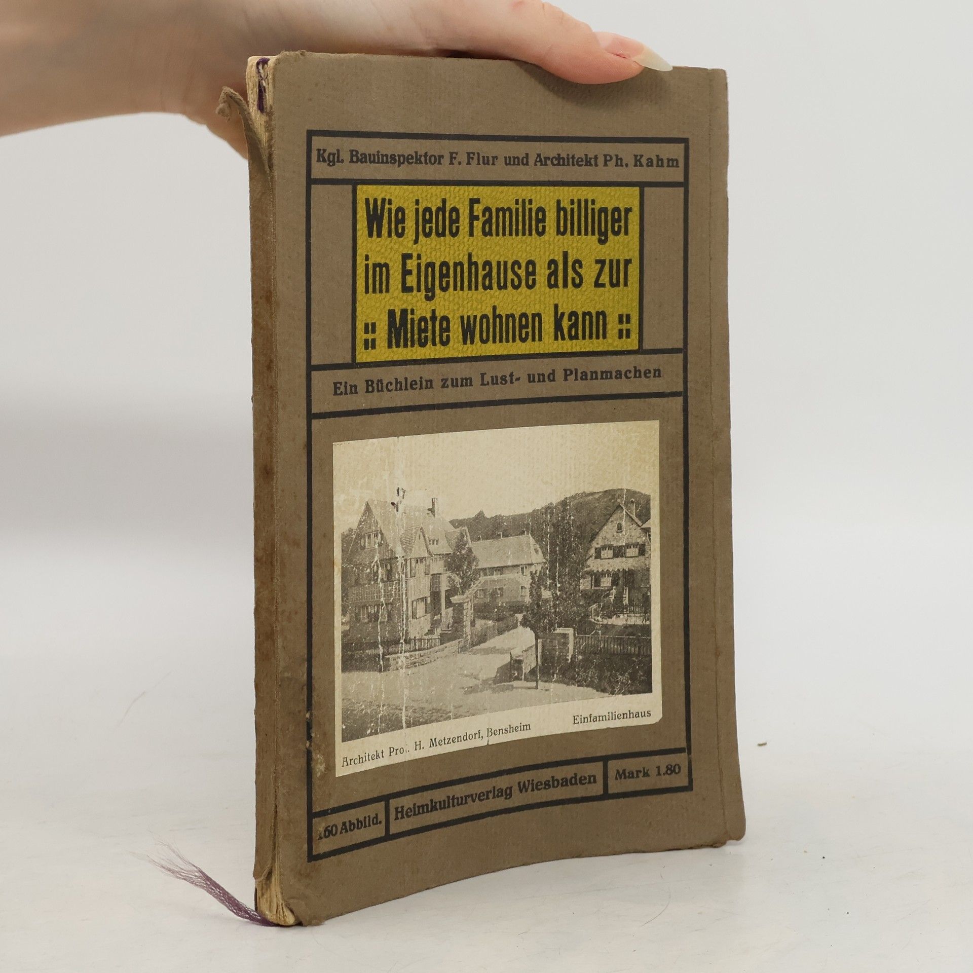 F. Flur Wie jede Familie billiger im Eigenhause als zur . Miete wohnen kann