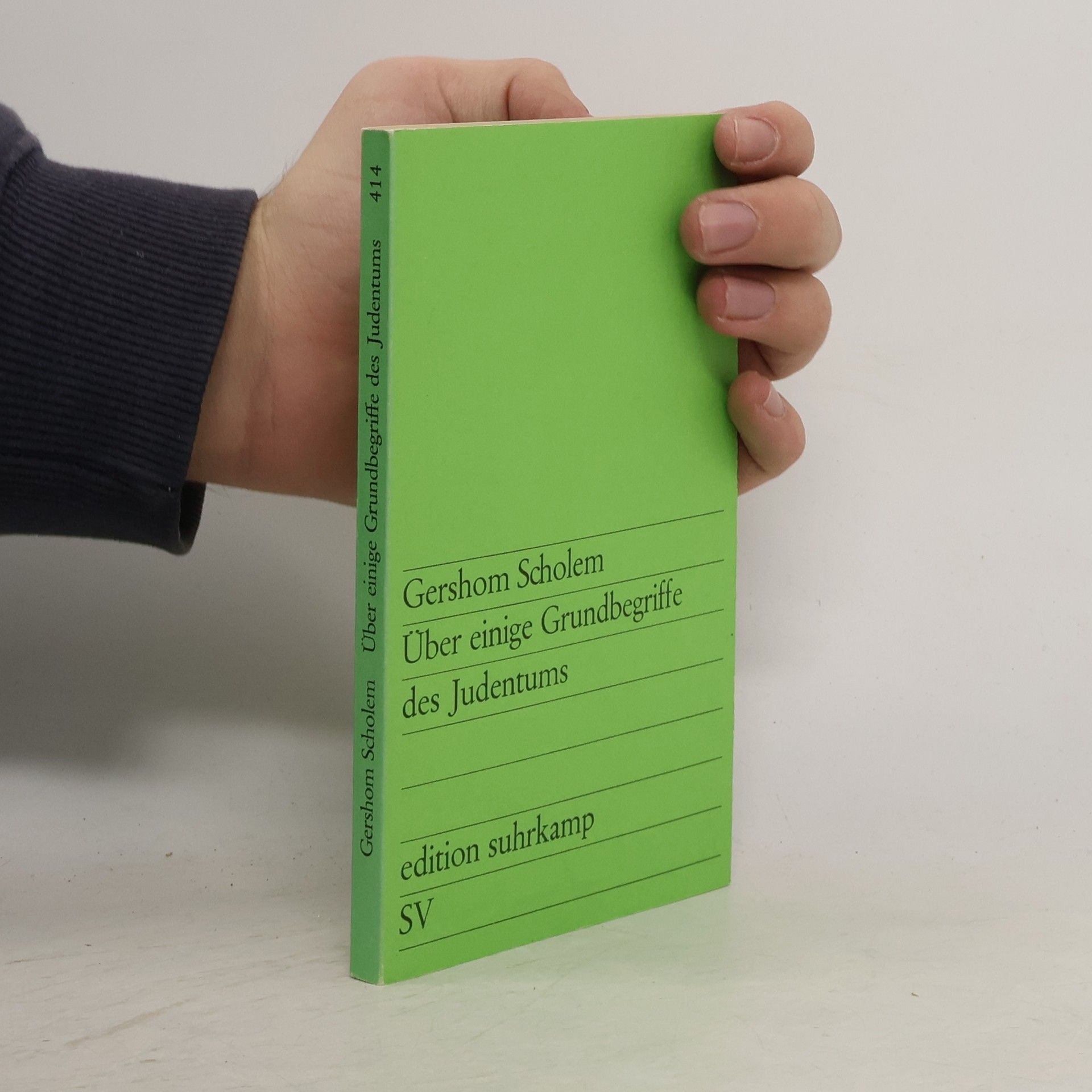 Über einige Grundbegriffe des Judentums