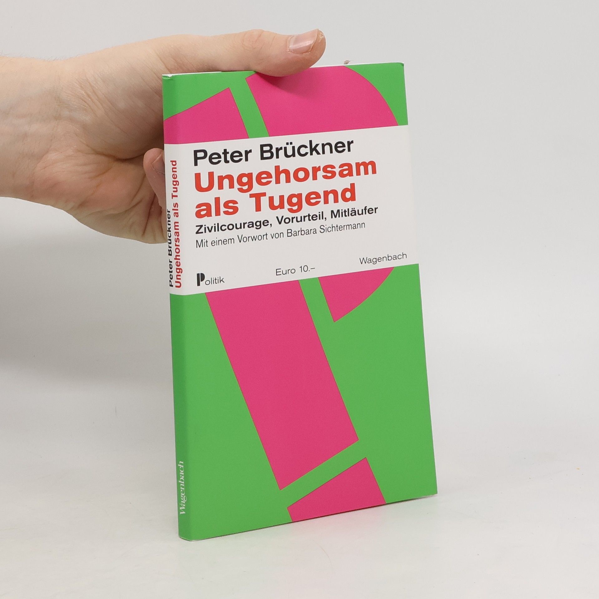 Peter Brückner Ungehorsam als Tugend