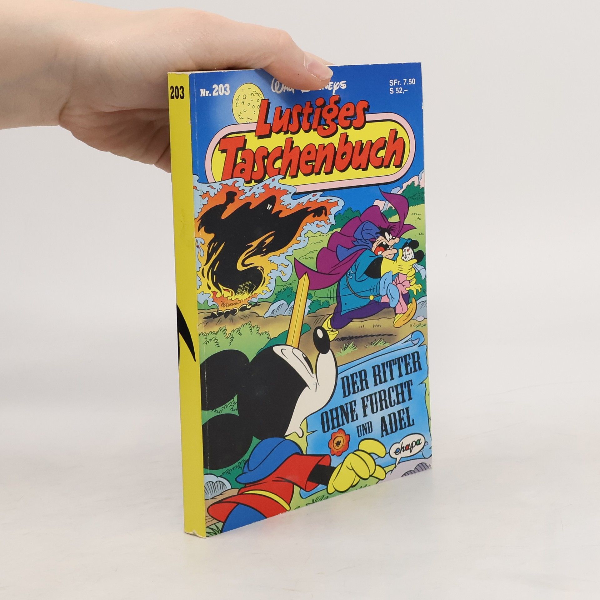 Walt Disney Lustiges Taschenbuch Nr. 203. Der ritter ohne furcht und adel
