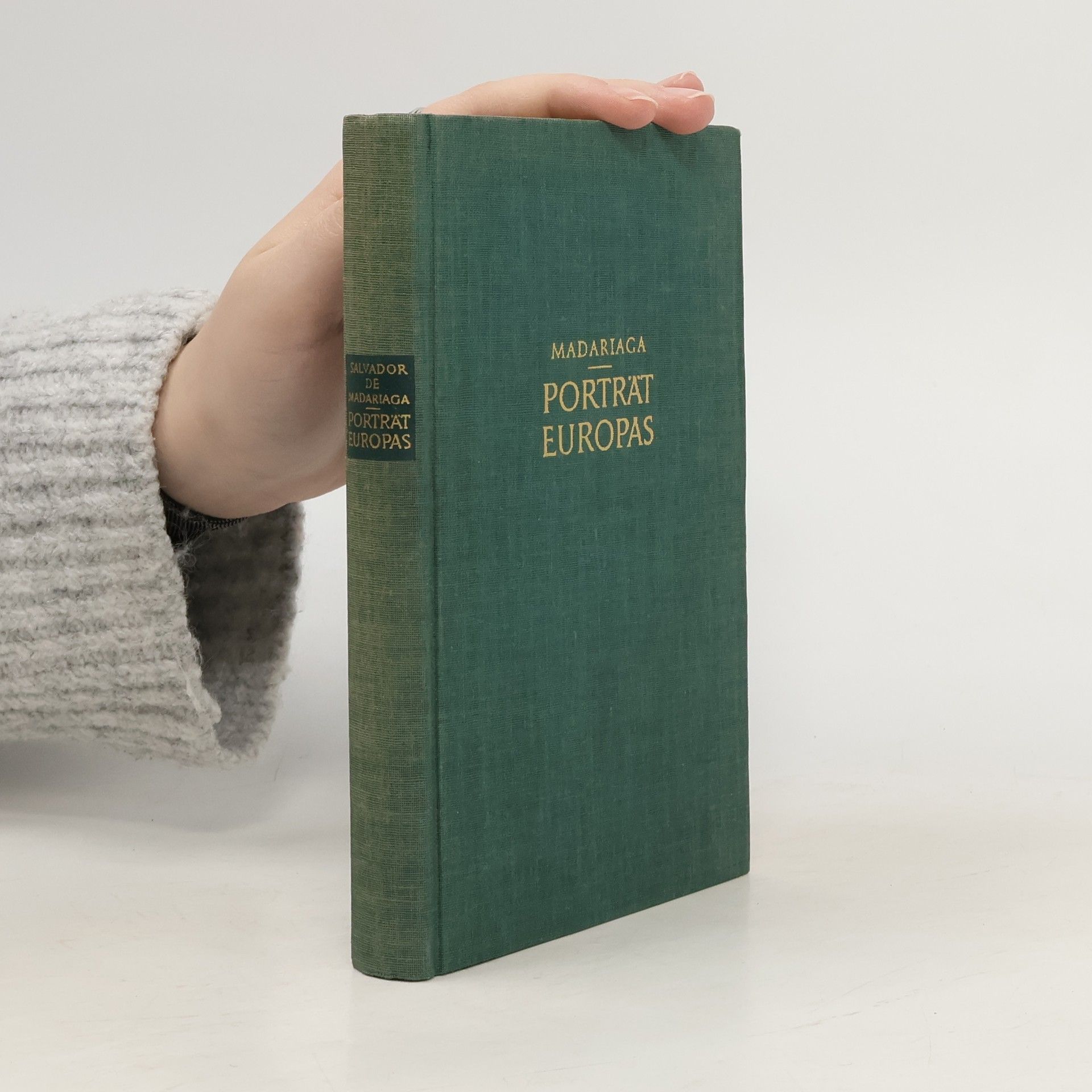 Salvador de Madariaga Porträt Europas