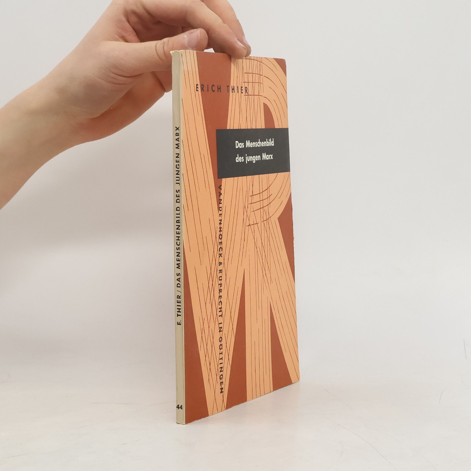 Erich Thier Das Menschenbild des jungen Marx