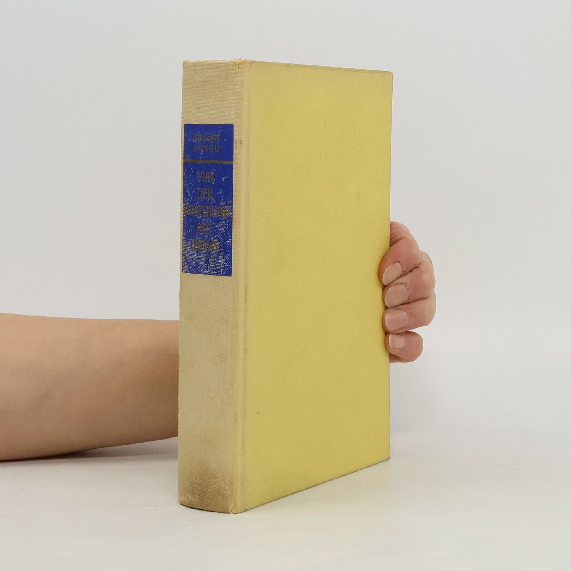 Ernst Lange Von der Meisterung des Lebens