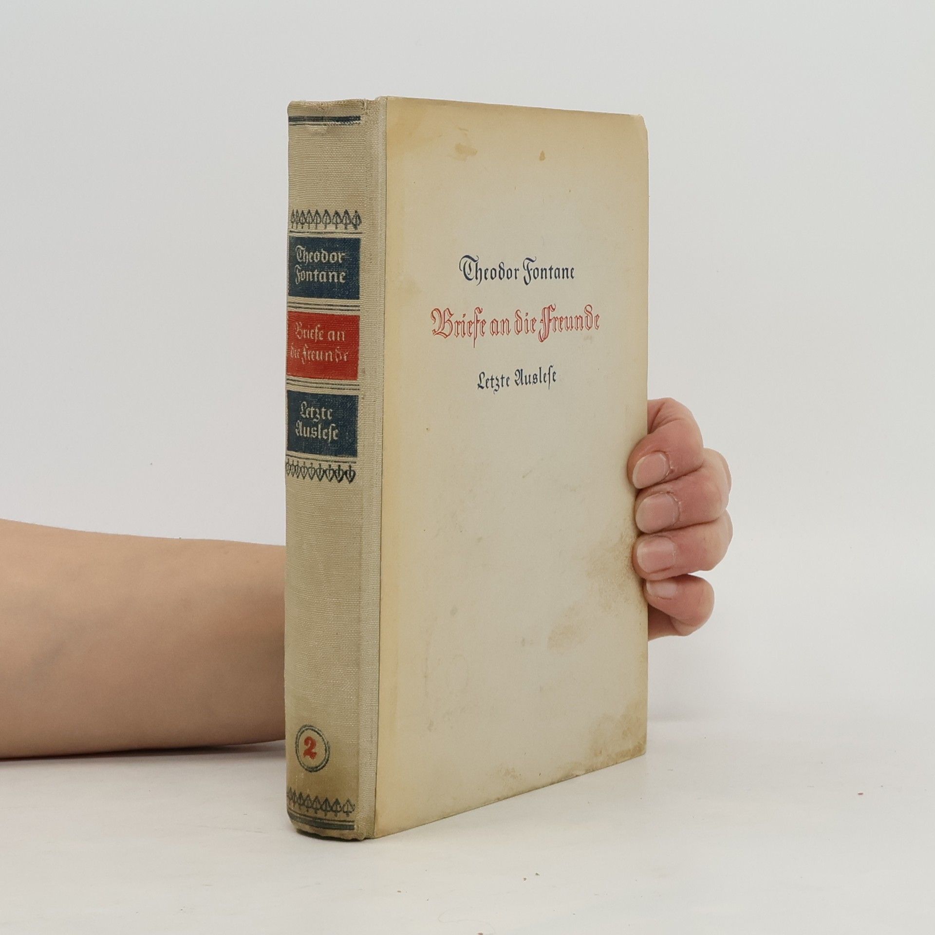 Theodor Fontane Briefe an die Freunde