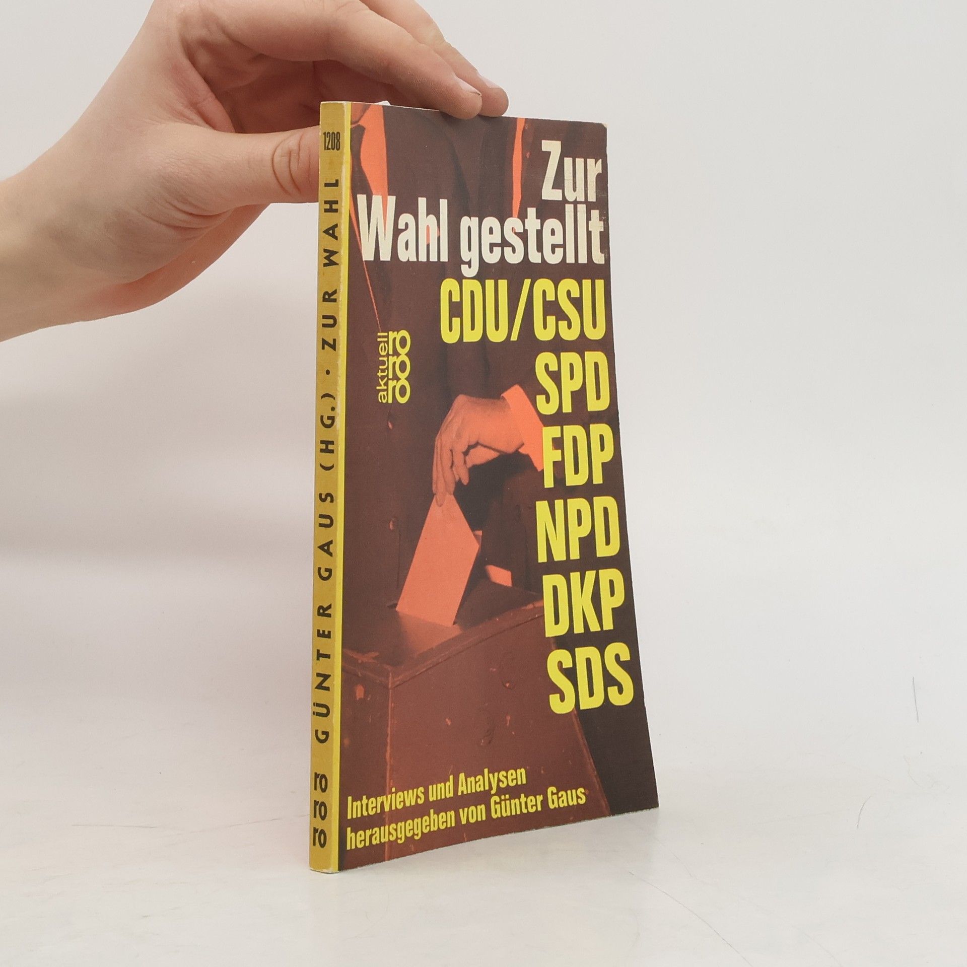 Günter Gaus Zur Wahl gestellt