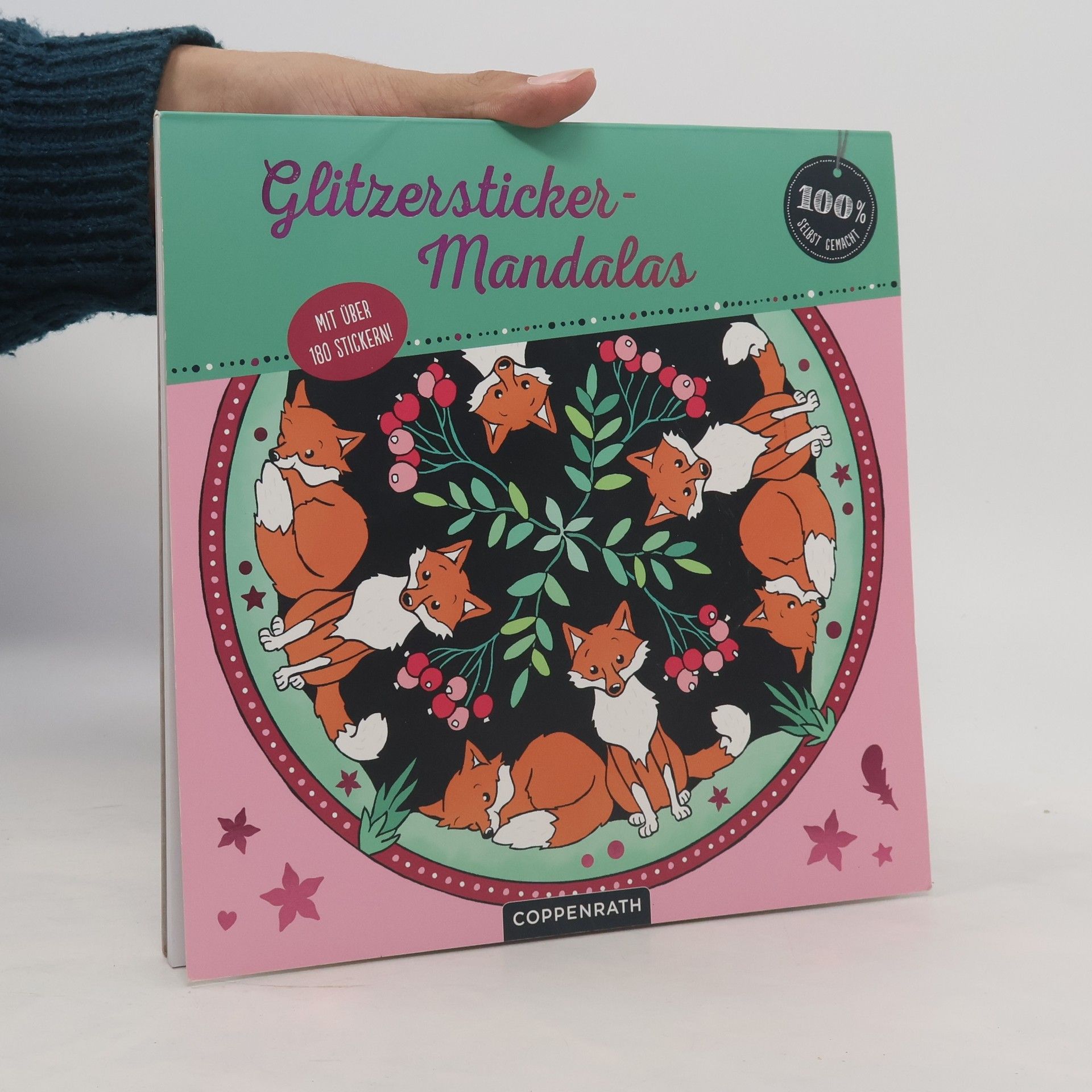 Glitzersticker-Mandalas