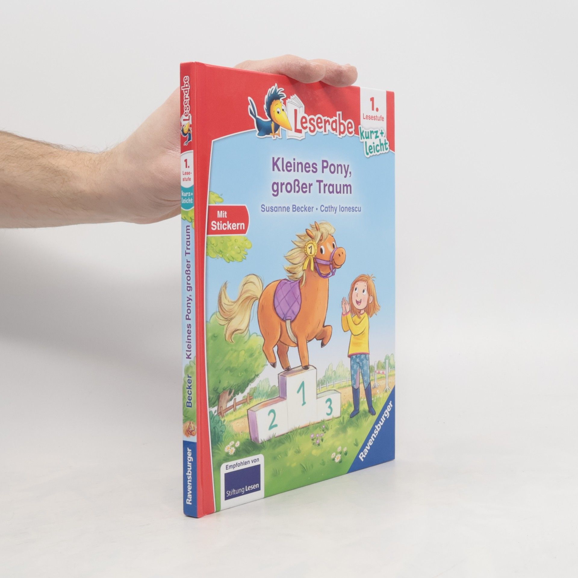 Susanne Becker Kleines Pony, großer Traum - lesen lernen mit dem Leseraben - Erstlesebuch - Kinderbuch ab 6 Jahren - Lesenlernen 1. Klasse Jung