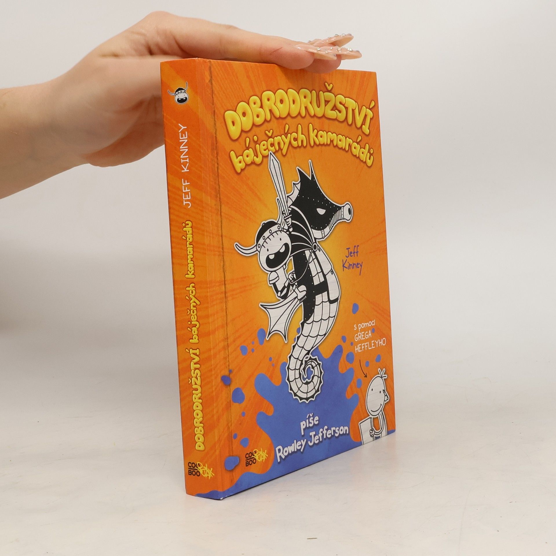 Jeff Kinney Dobrodružství báječných kamarádů. Píše Rowley Jefferson