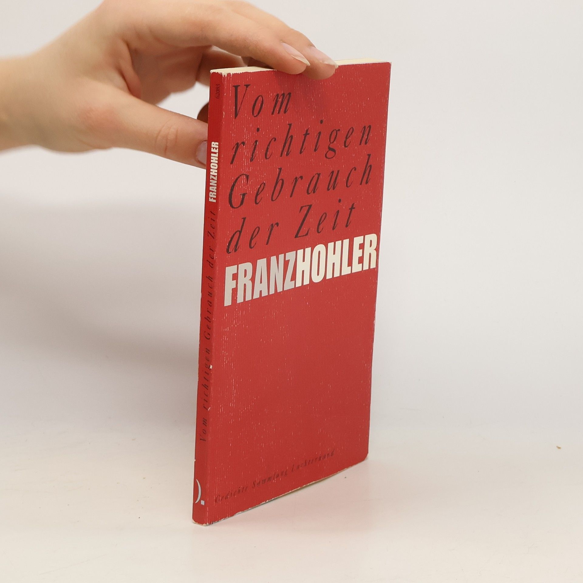 Franz Hohler Vom richtigen Gebrauch der Zeit