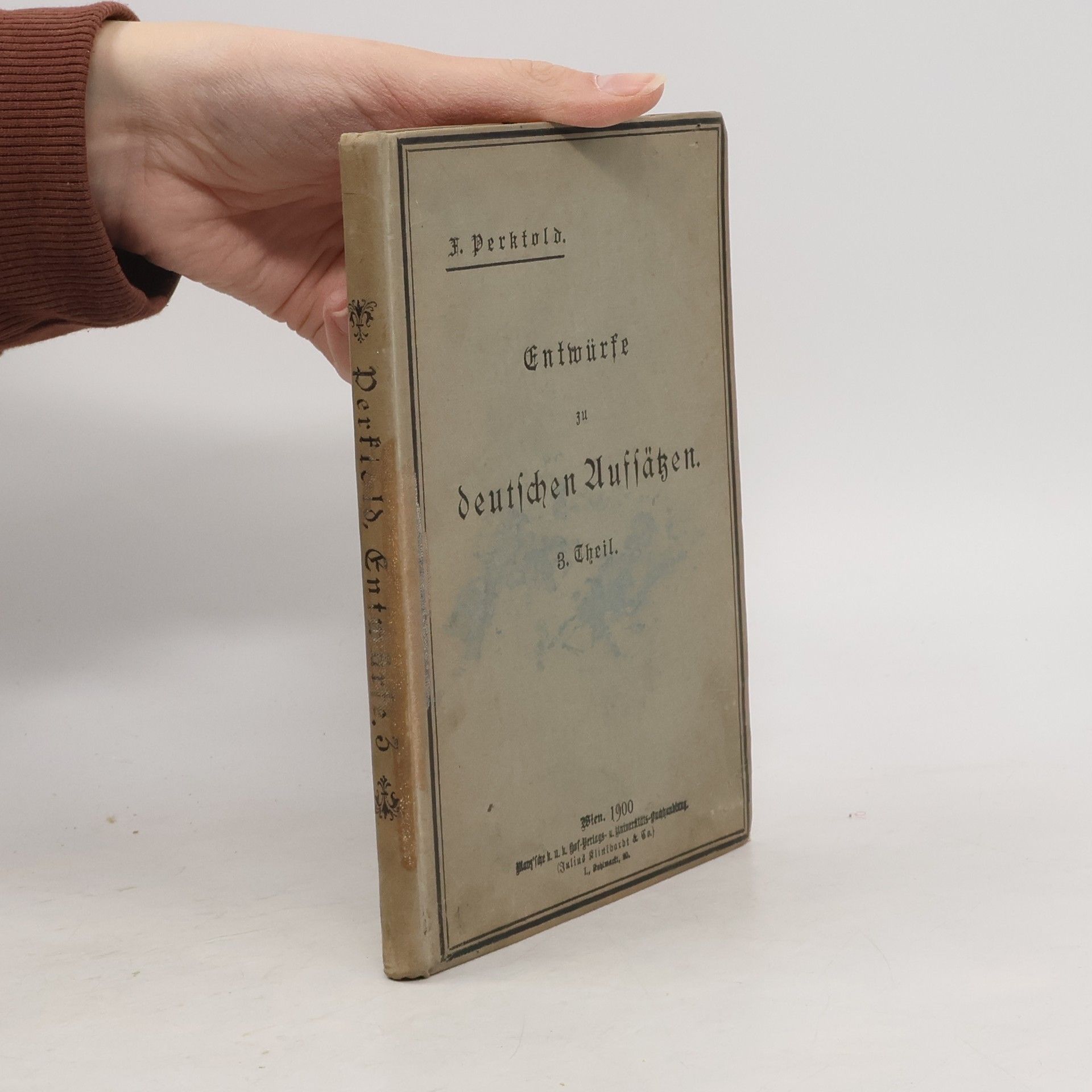 Entwürfe zu deutschen Aufsätzen 3