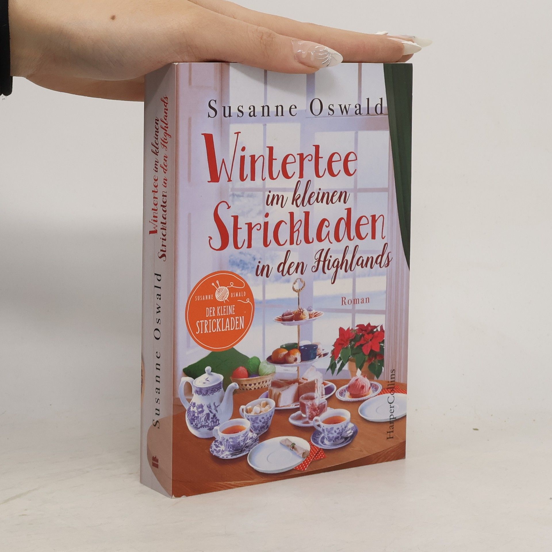 Susanne Oswald Wintertee im kleinen Strickladen in den Highlands