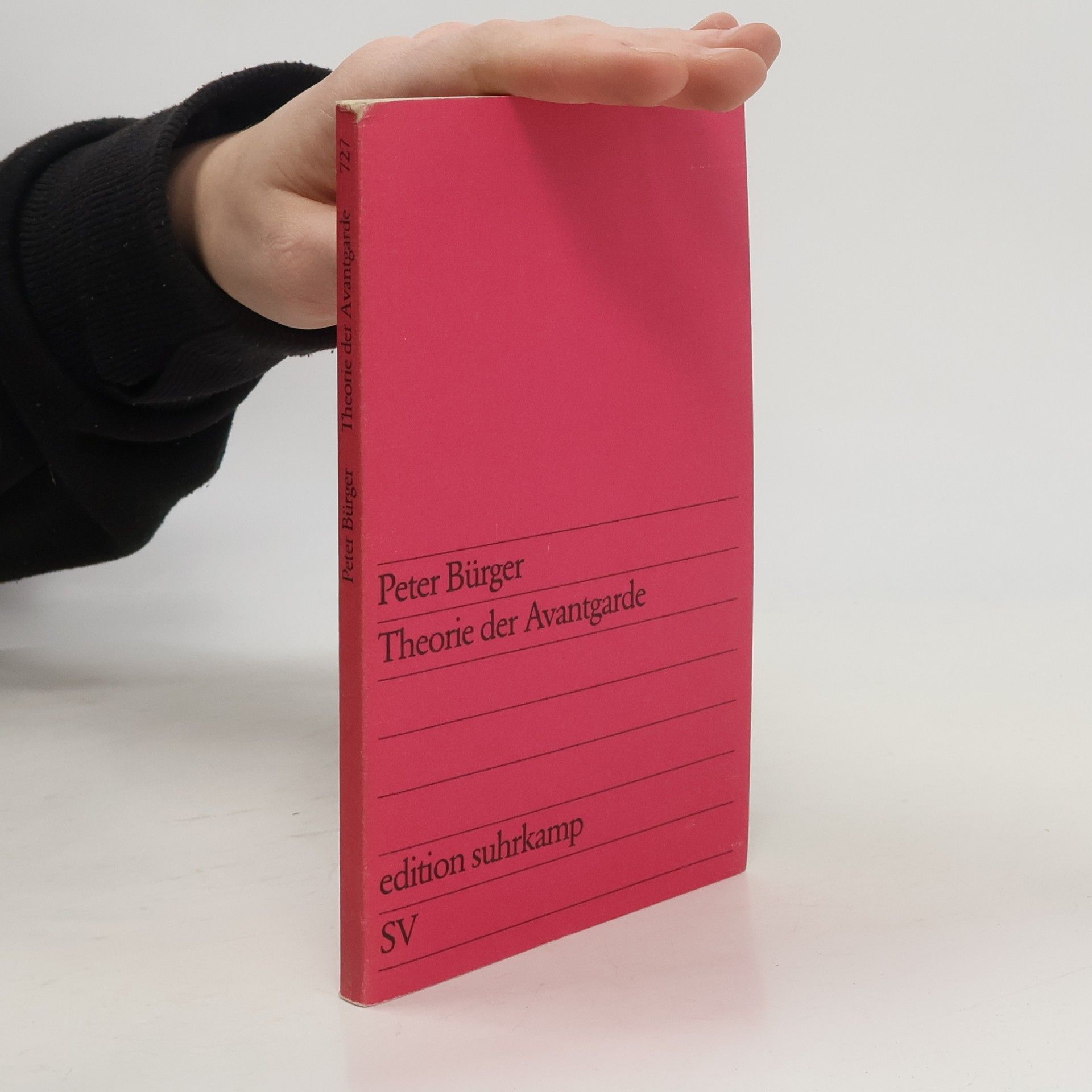 Peter Bürger Theorie der Avantgarde