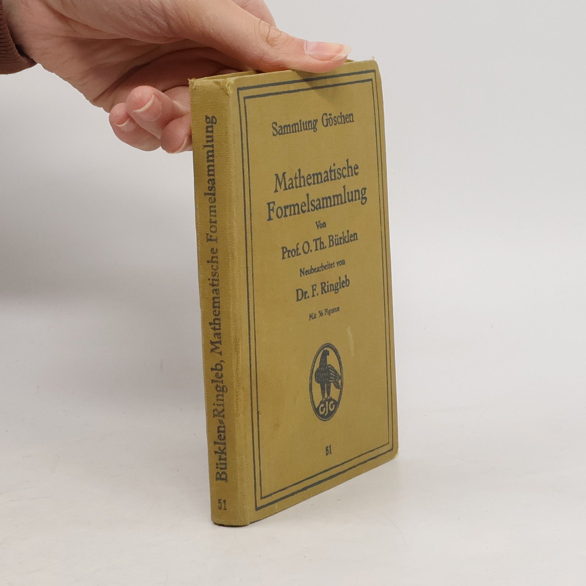 O. Th. Bürklen Mathematische Formelsammlung