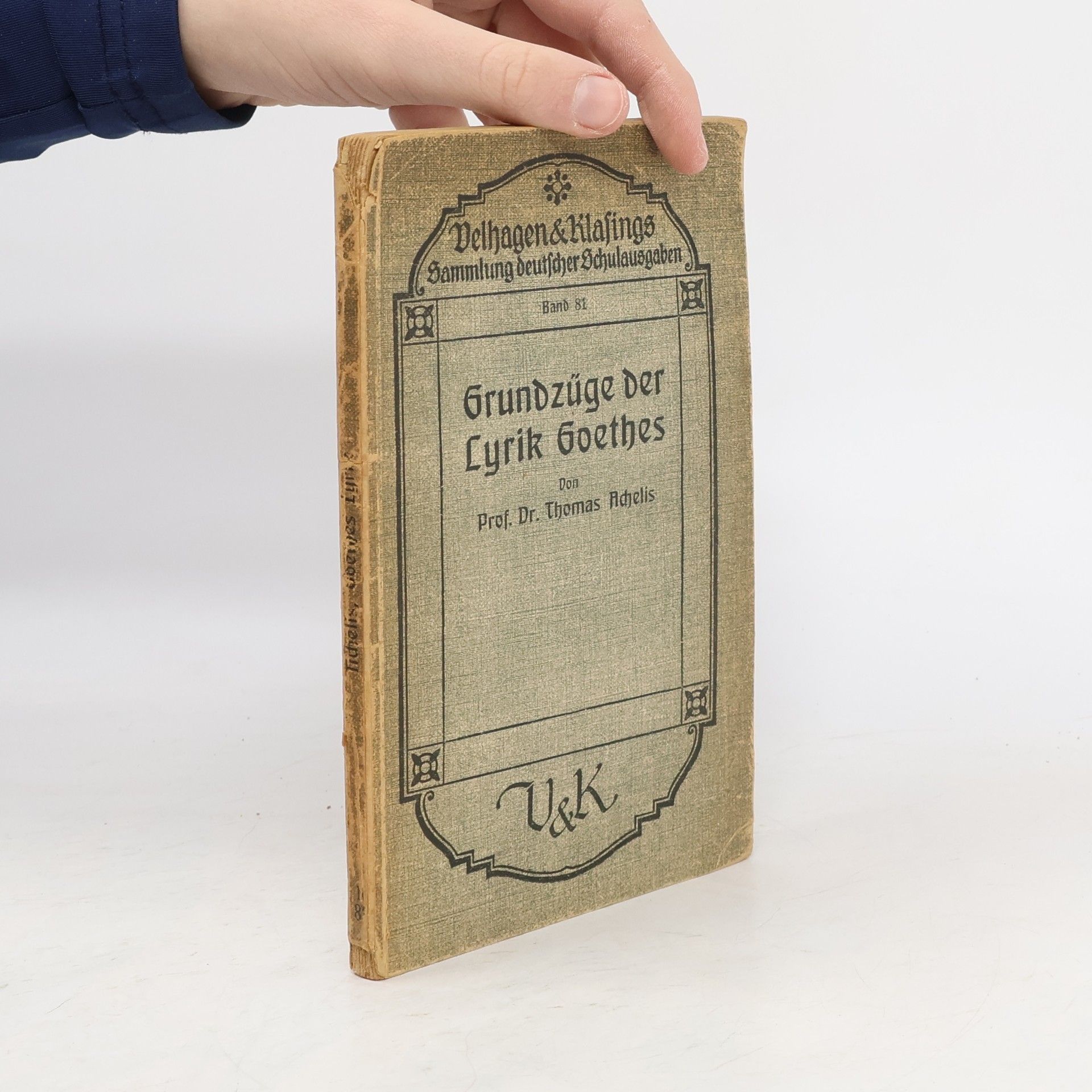 Thomas Achelis Grundzüge der Lyrik Goethes