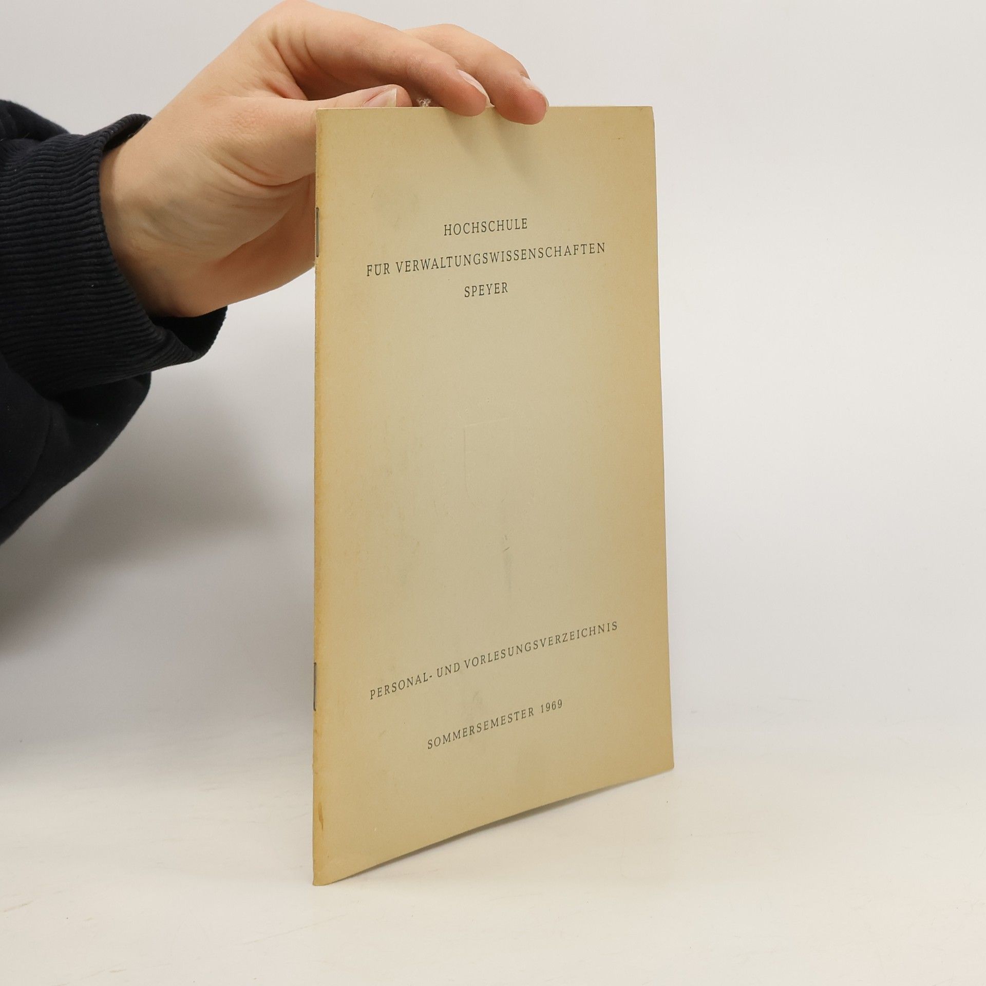 Autores varios Hochschule für Verwaltungswissenschaften Speyer