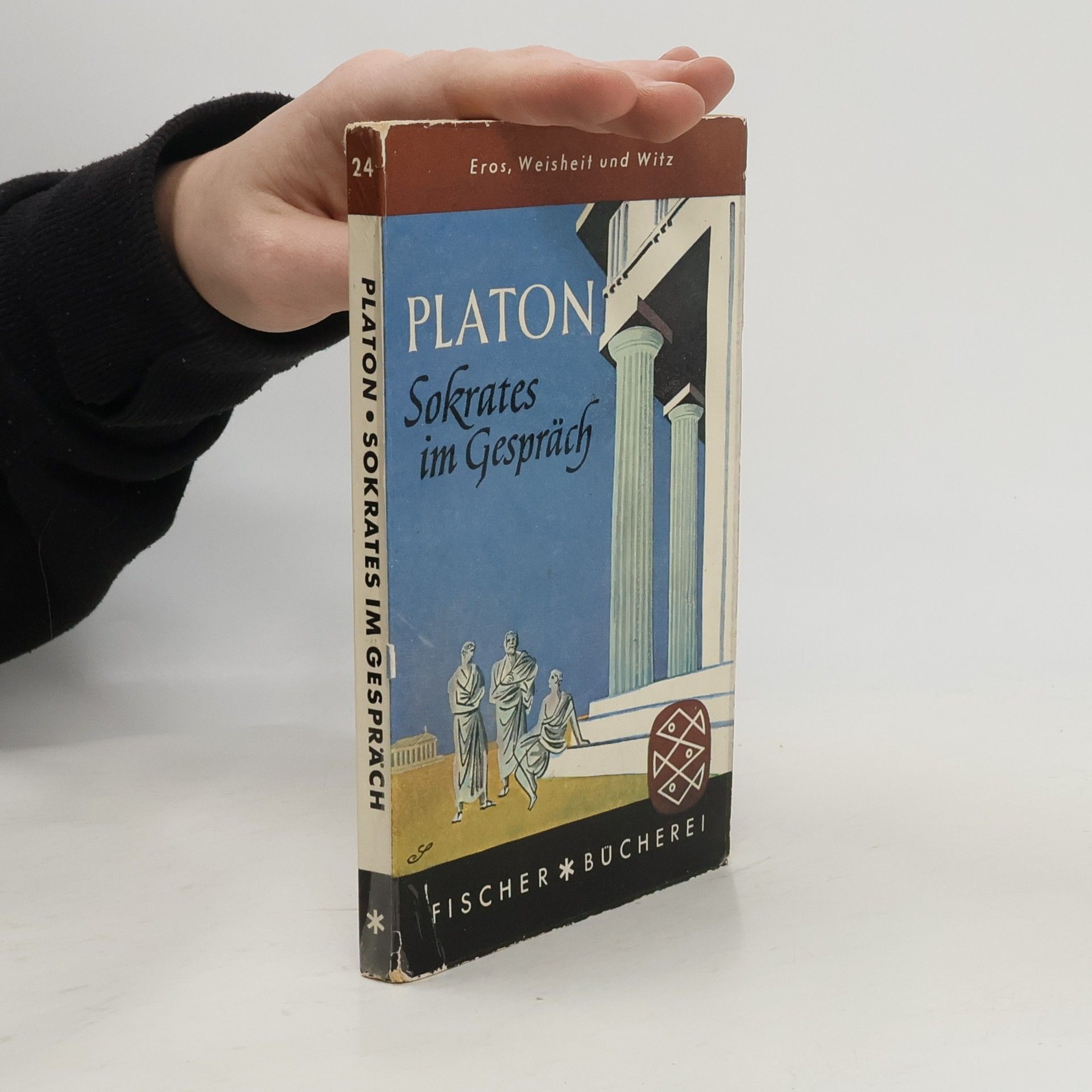 Platon Sokrates im Gespräch