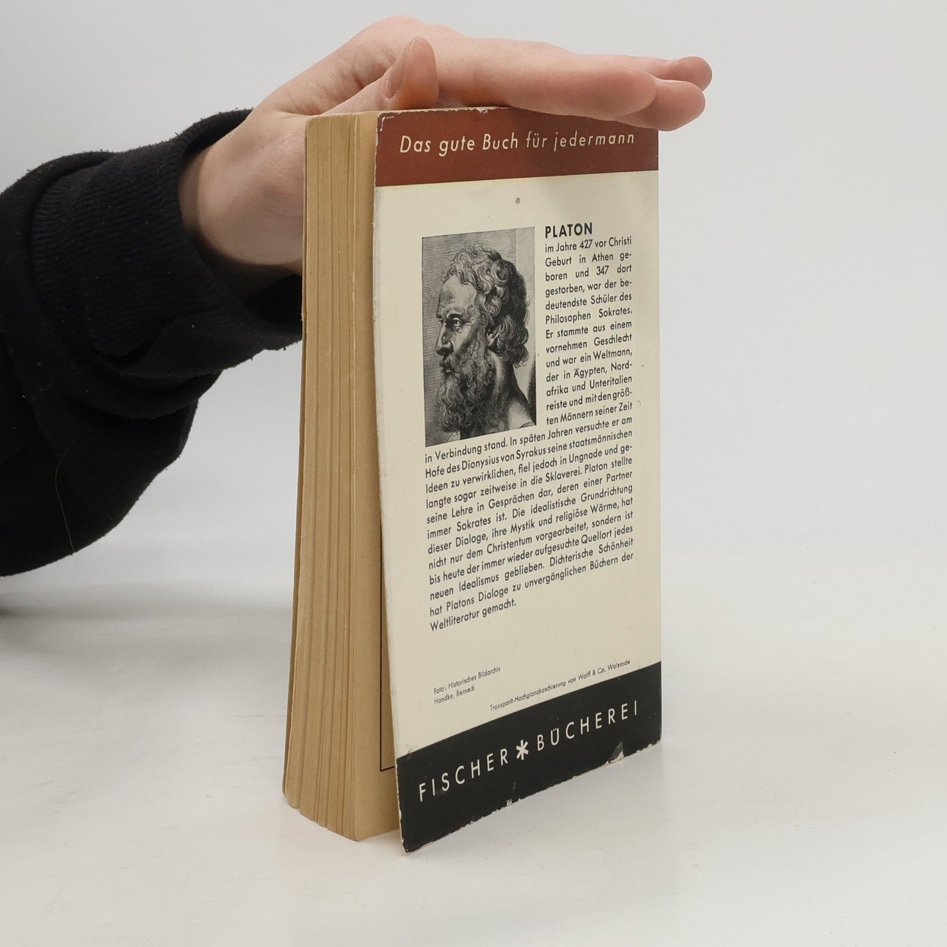 Platon Sokrates im Gespräch