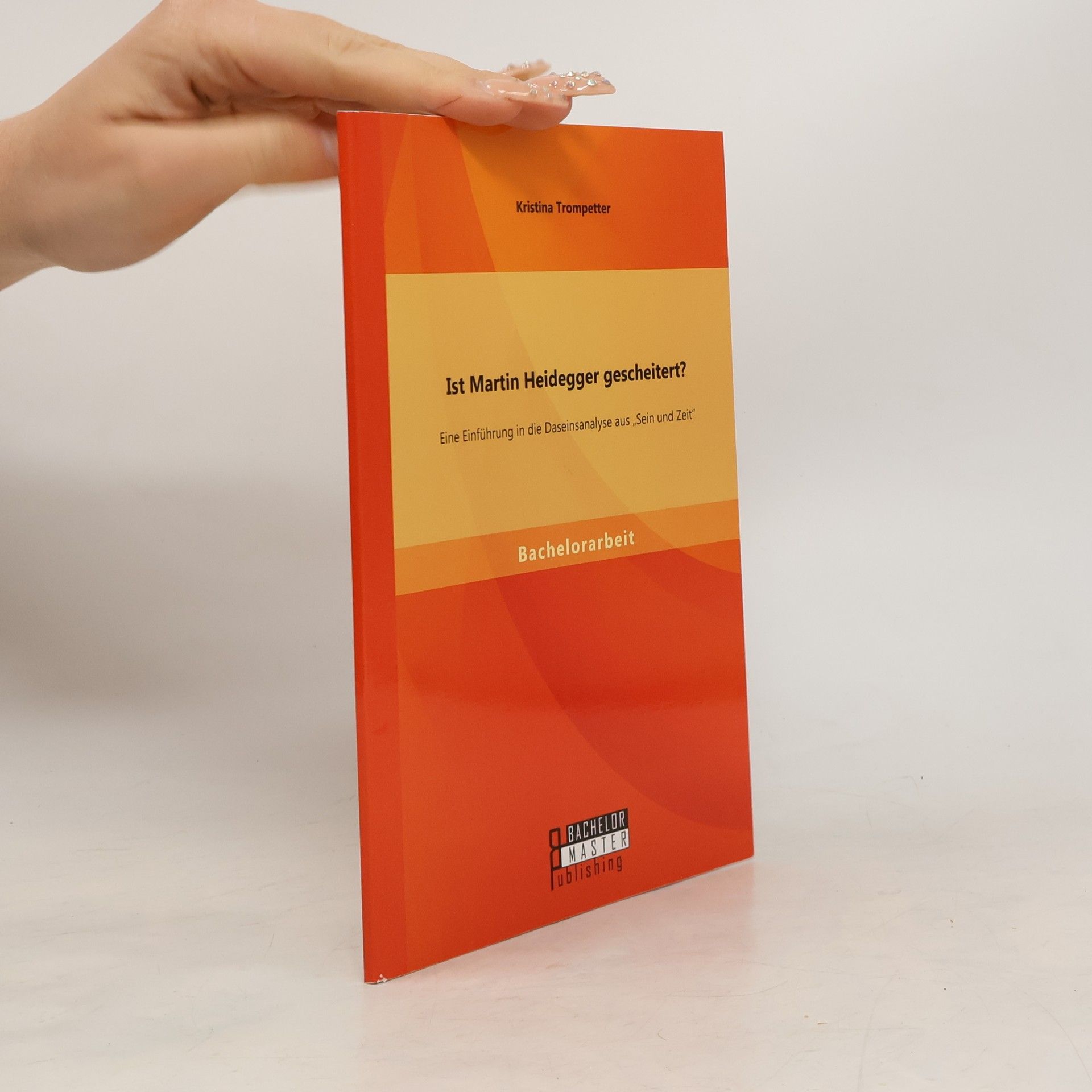 Ist Martin Heidegger gescheitert? Eine Einführung in die Daseinsanalyse aus ¿Sein und Zeit¿