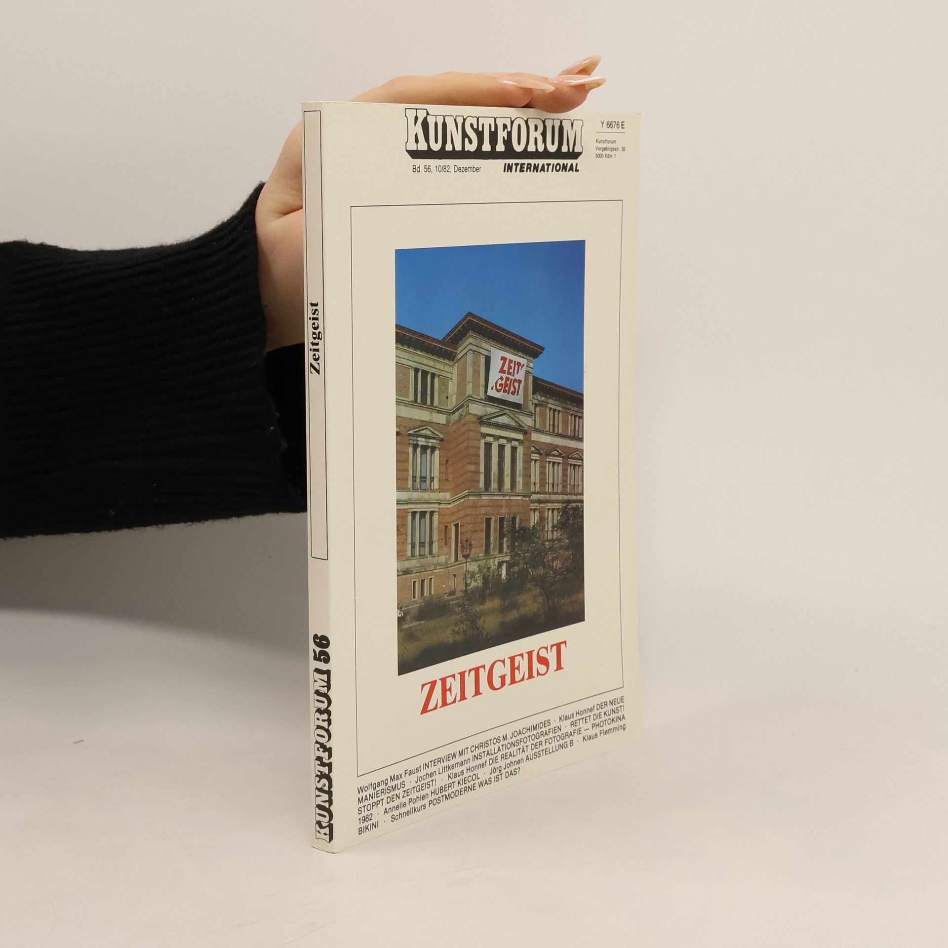 Autorenkollektiv Kunstforum International 56. Zeitgeist