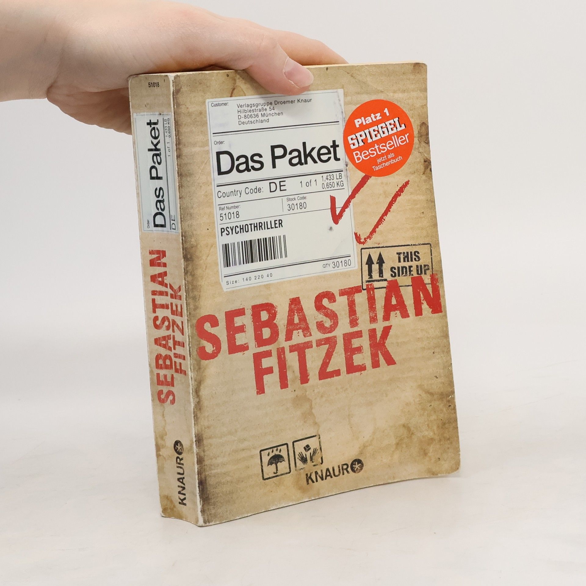 Sebastian Fitzek Das Paket