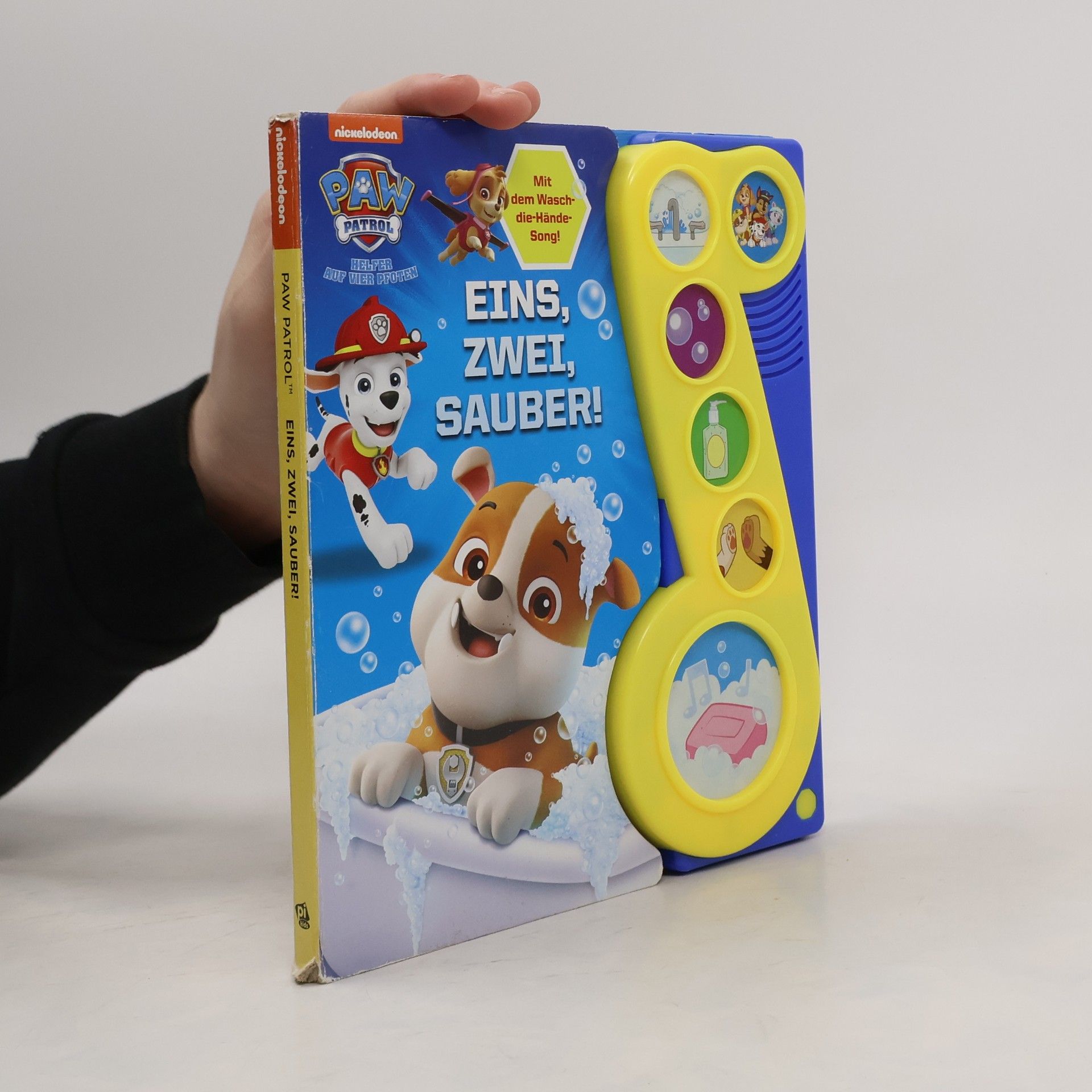 Collectif d'auteurs PAW Patrol - Eins, zwei, sauber! - Liederbuch mit Sound - Pappbilderbuch mit 6 Melodien und Geräuschen