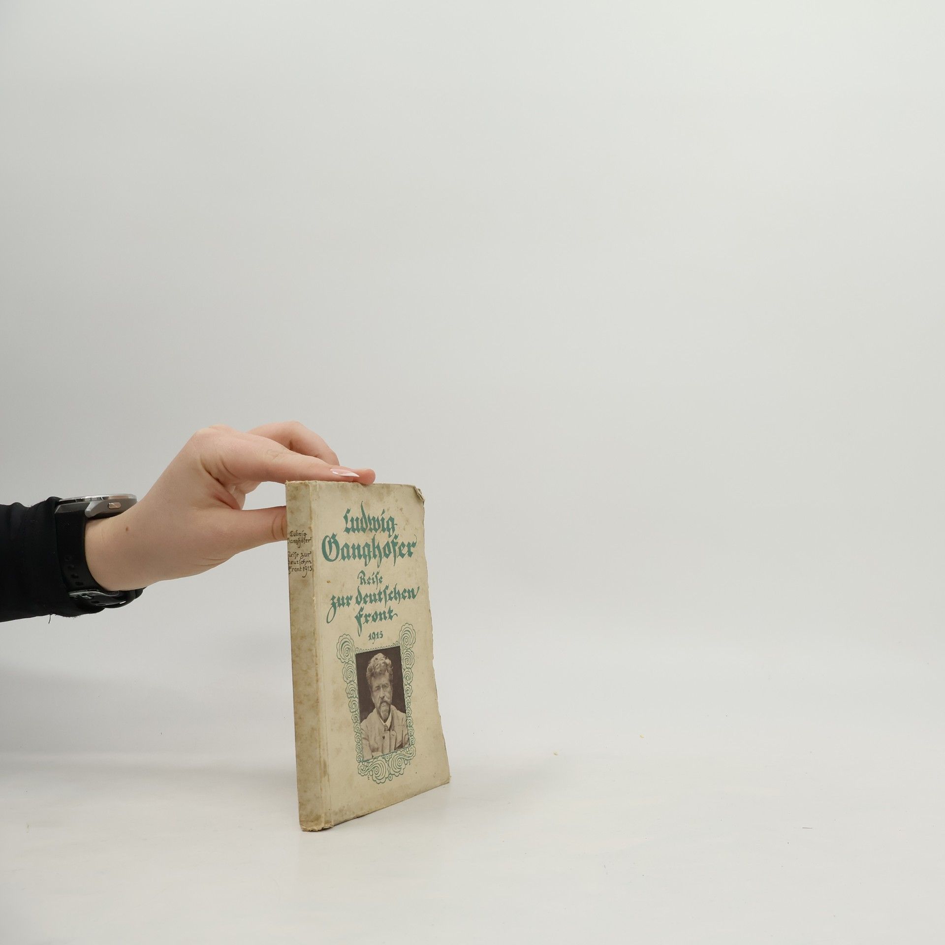 Ludwig Ganghofer Reise zu deutschen Front