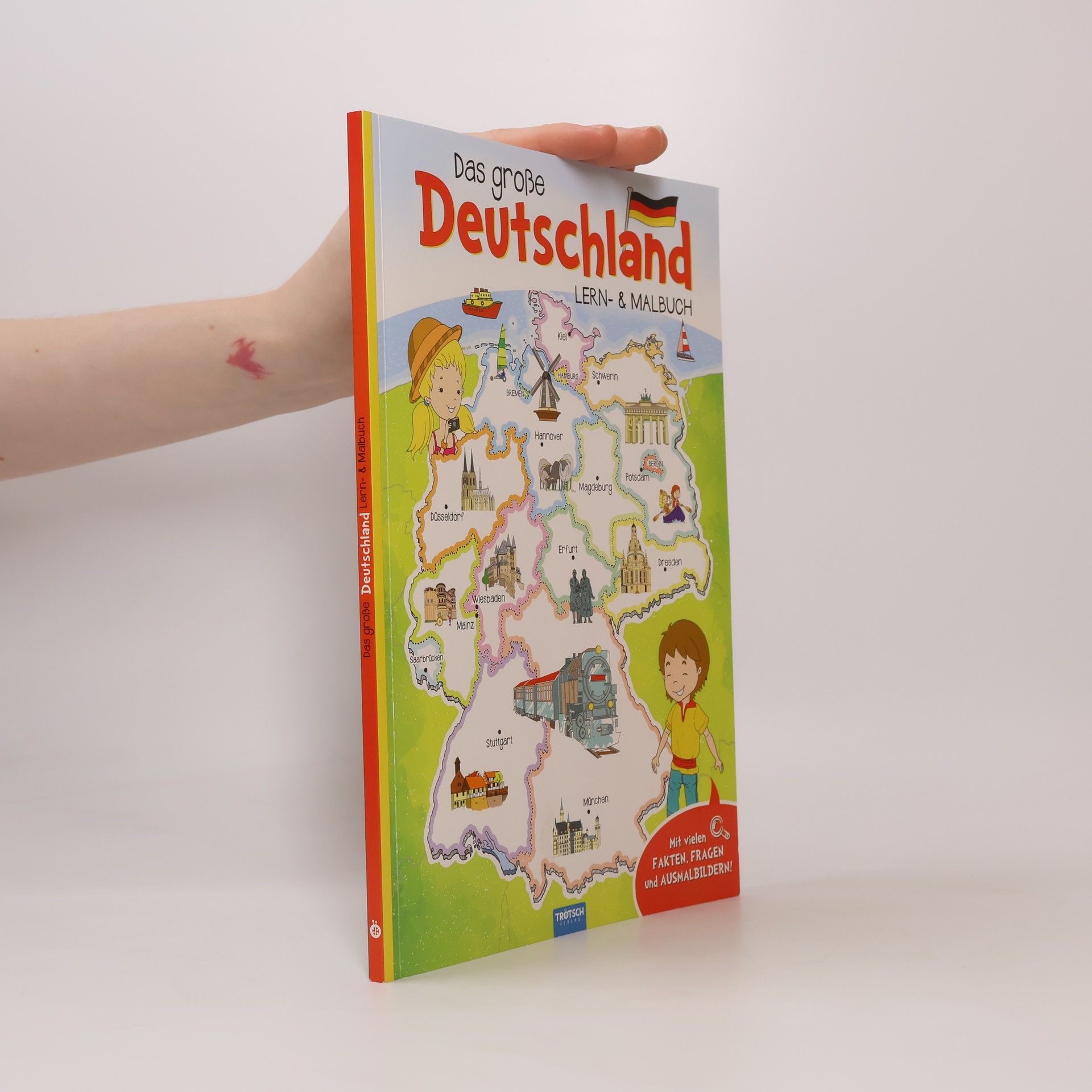 Collectif d'auteurs Das große Deutschland Lern und Malbuch