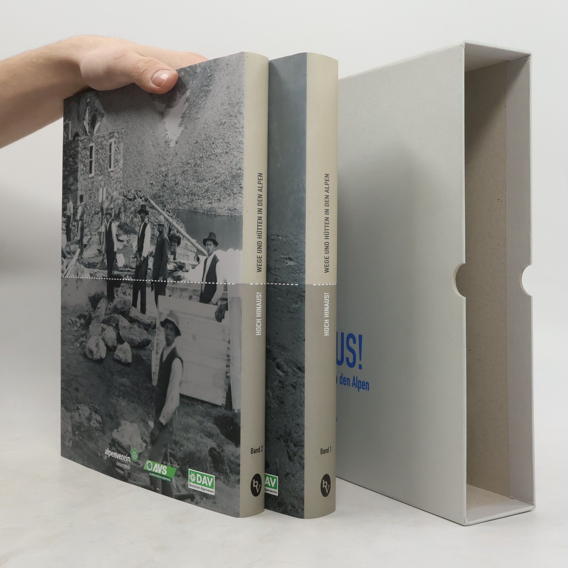 Kolektív autorov Hoch hinaus! : Wege und Hütten in den Alpen 1-2