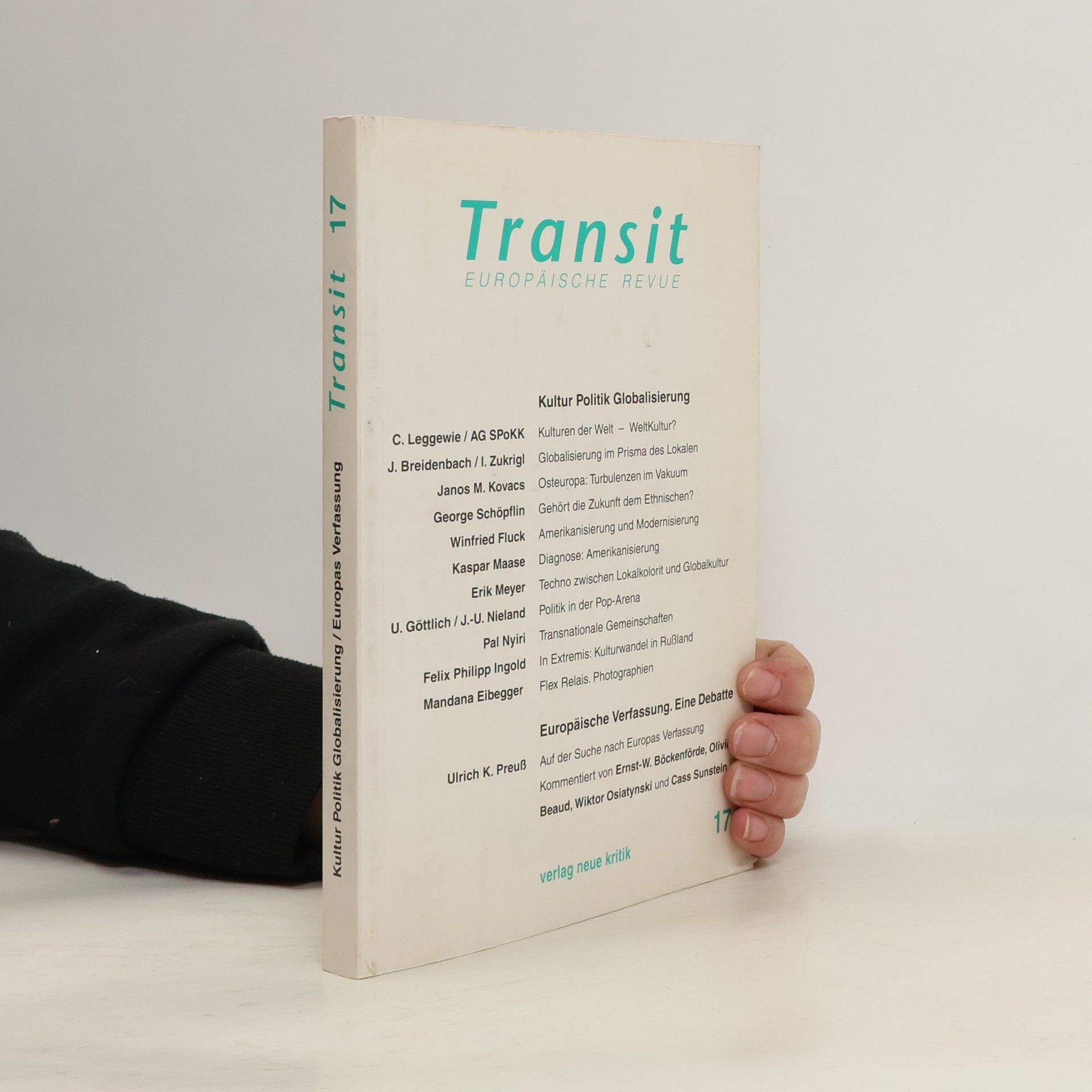 Transit - 17: Kultur, Politik, Globalisierung