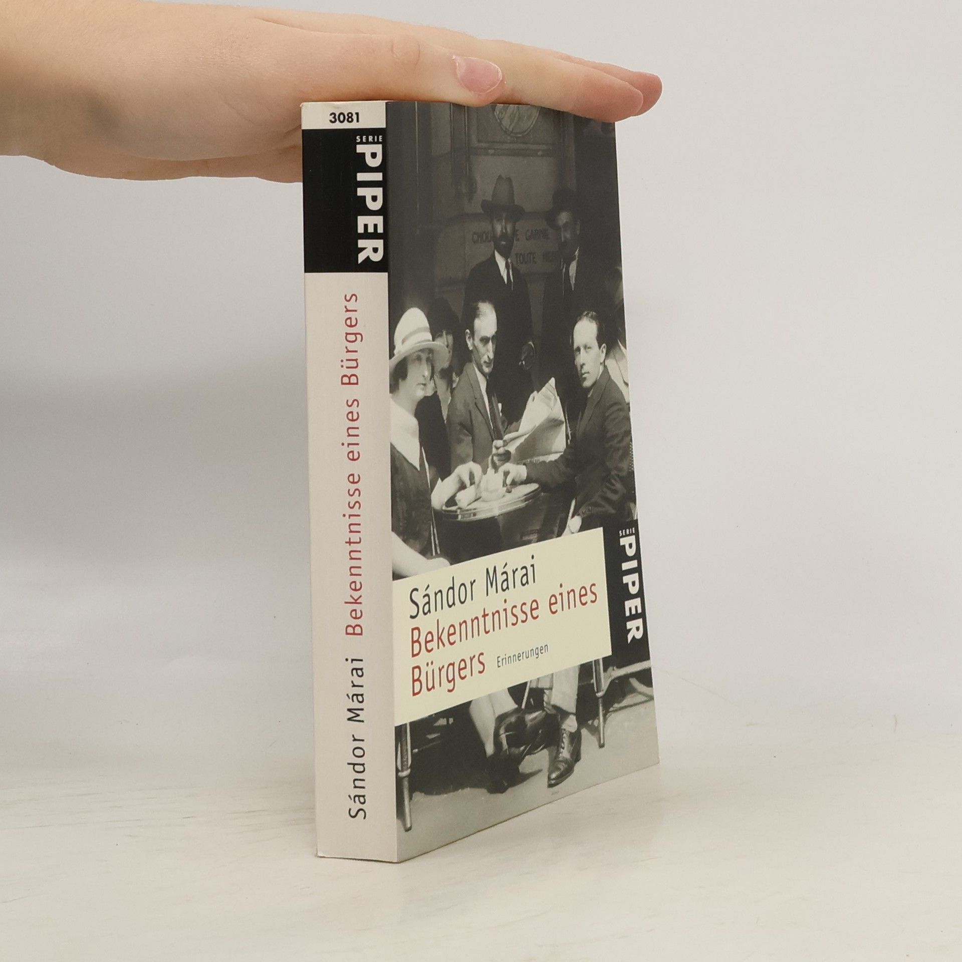 Sándor Márai Bekenntnisse eines Bürgers