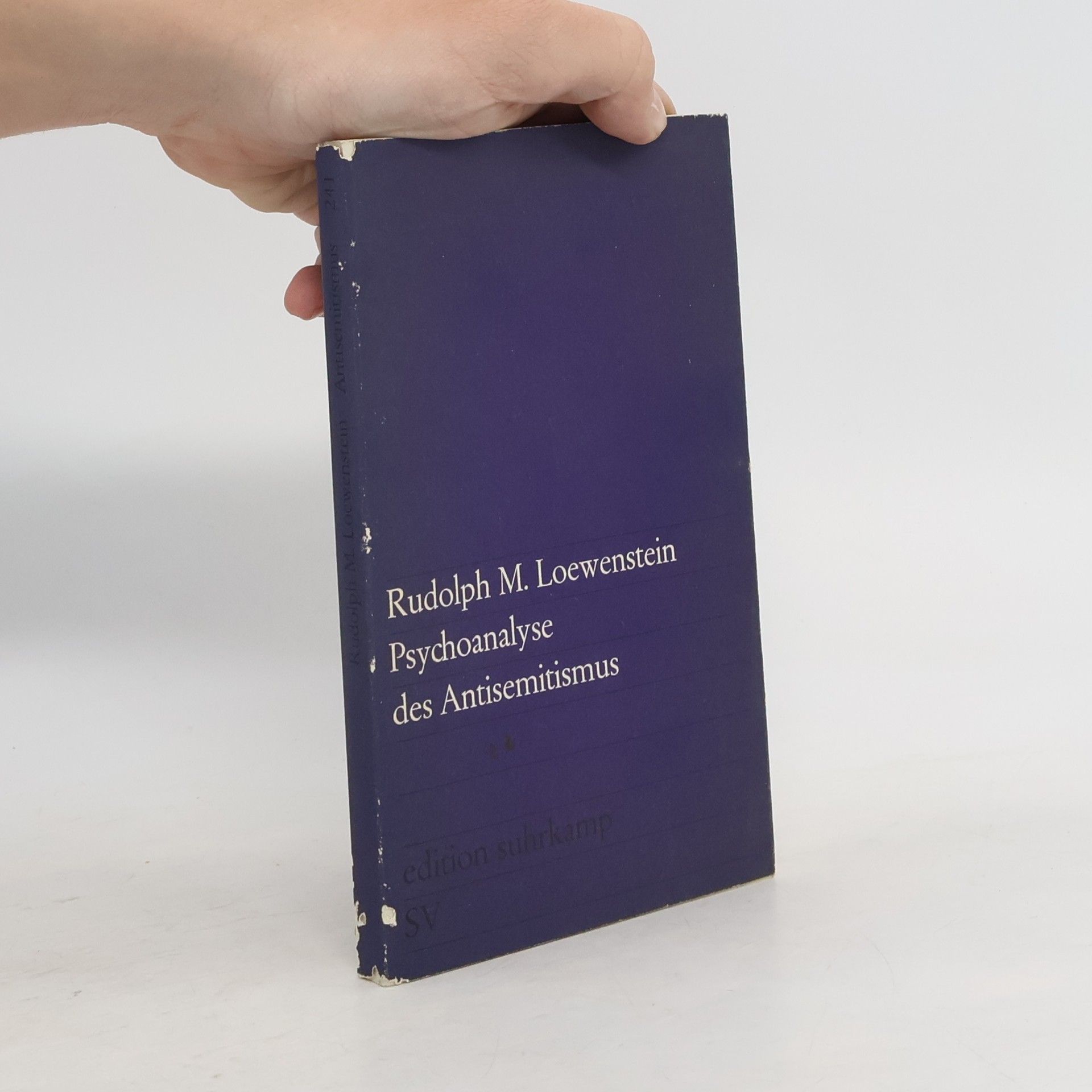 Rudolph M. Loewenstein Psychoanalyse des Antisemitismus