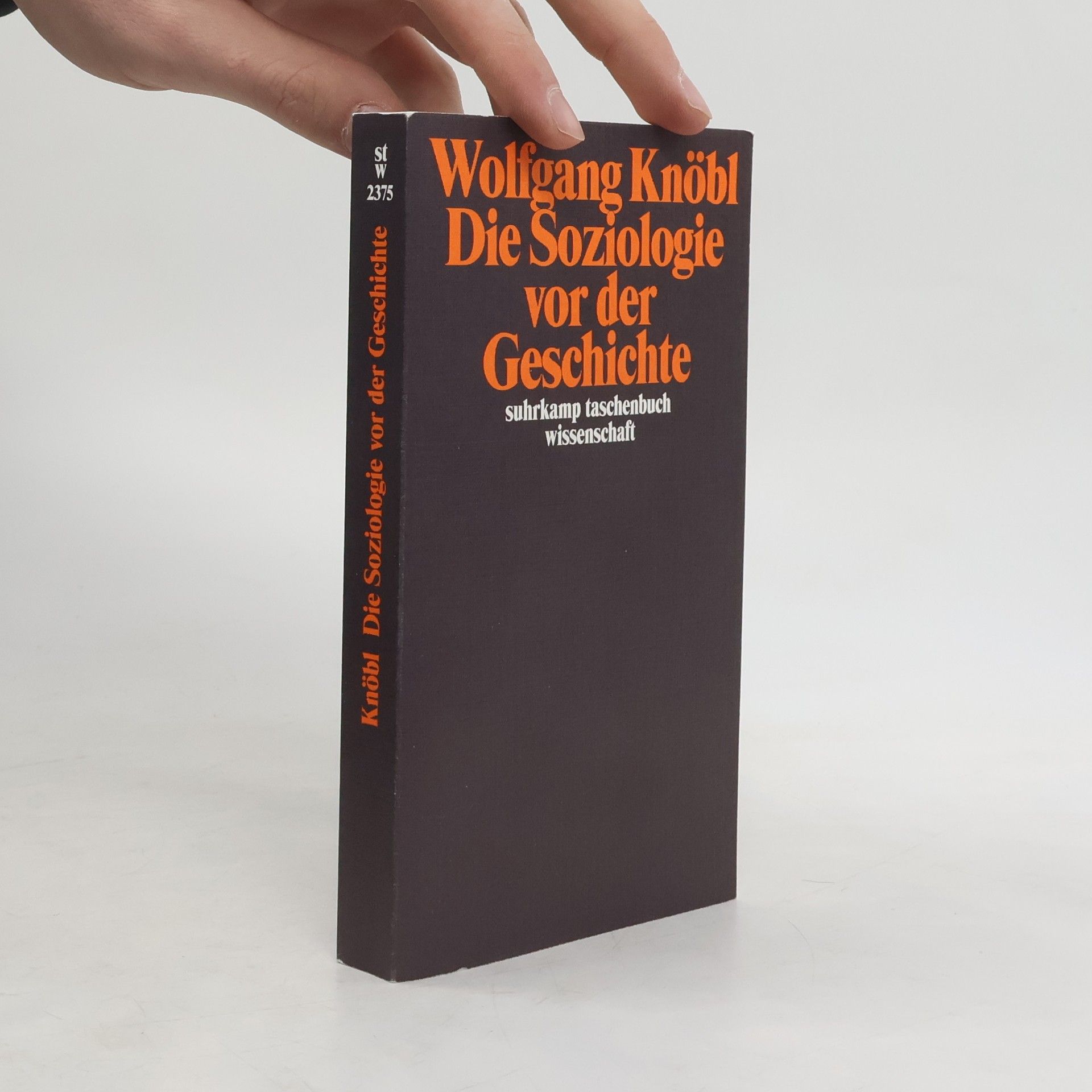 Die Soziologie vor der Geschichte