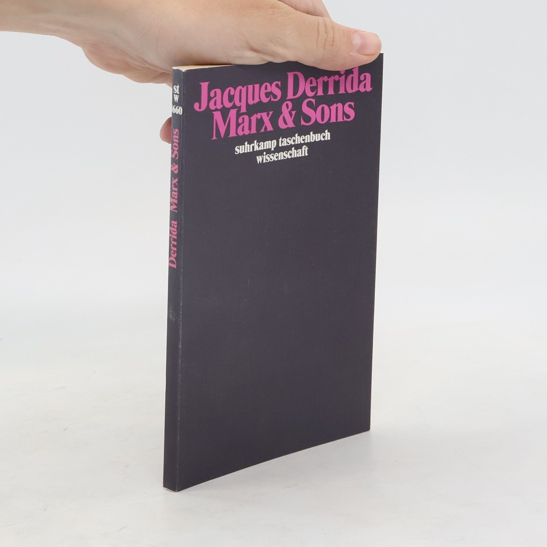 Jacques Derrida Marx & Sons