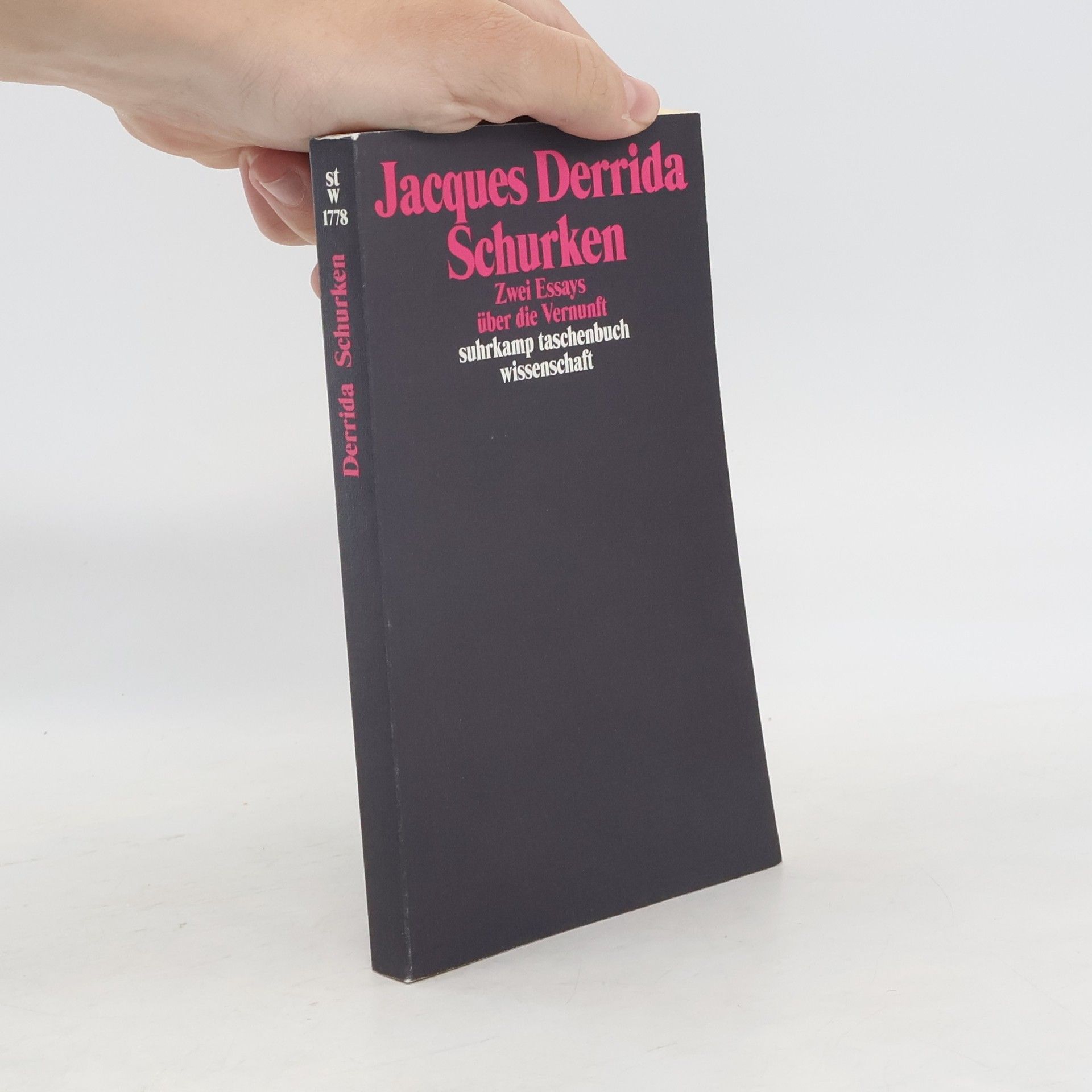 Jacques Derrida Suhrkamp Taschenbuch Wissenschaft - 1778: Schurken