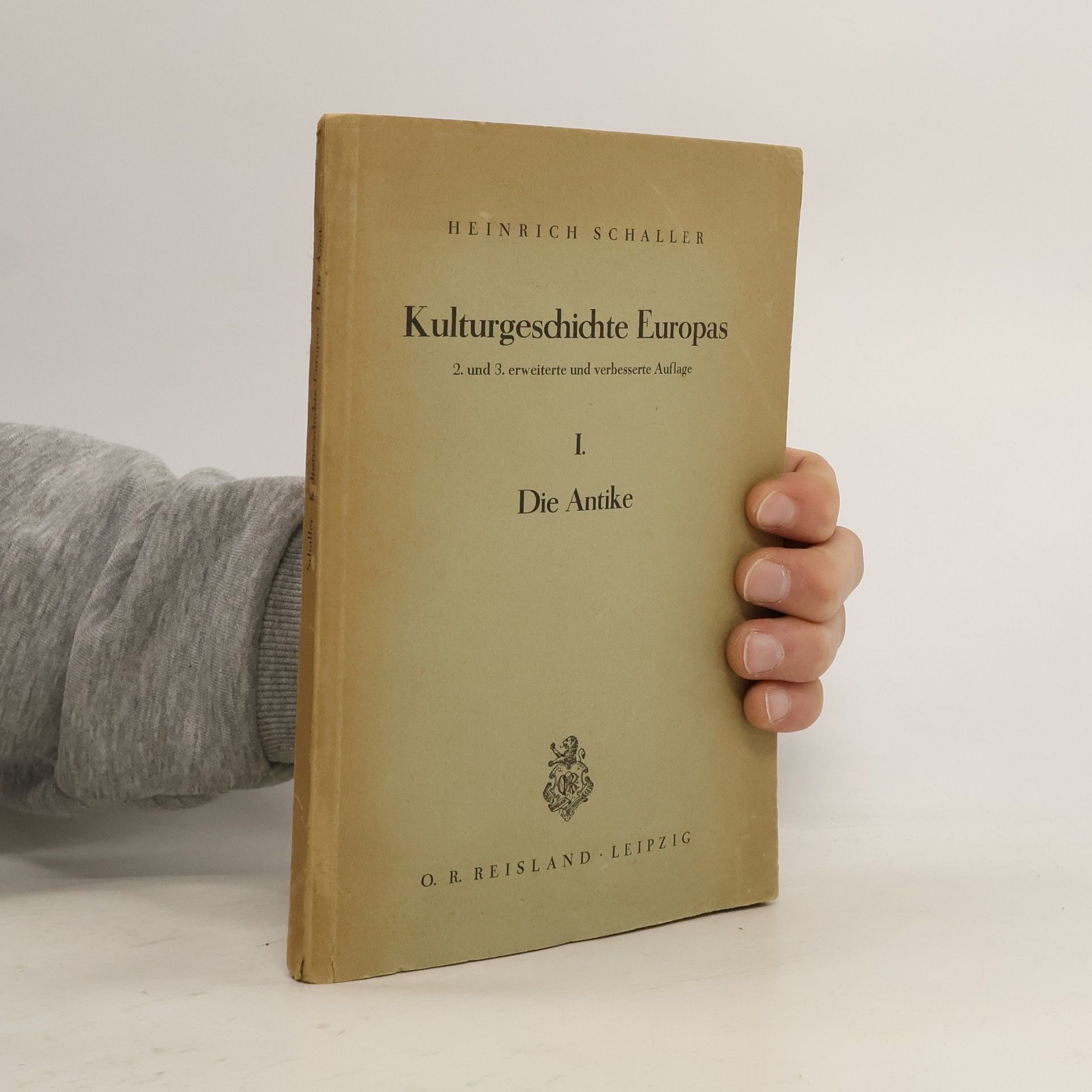 Kulturgeschichte Europas I. Die Antike