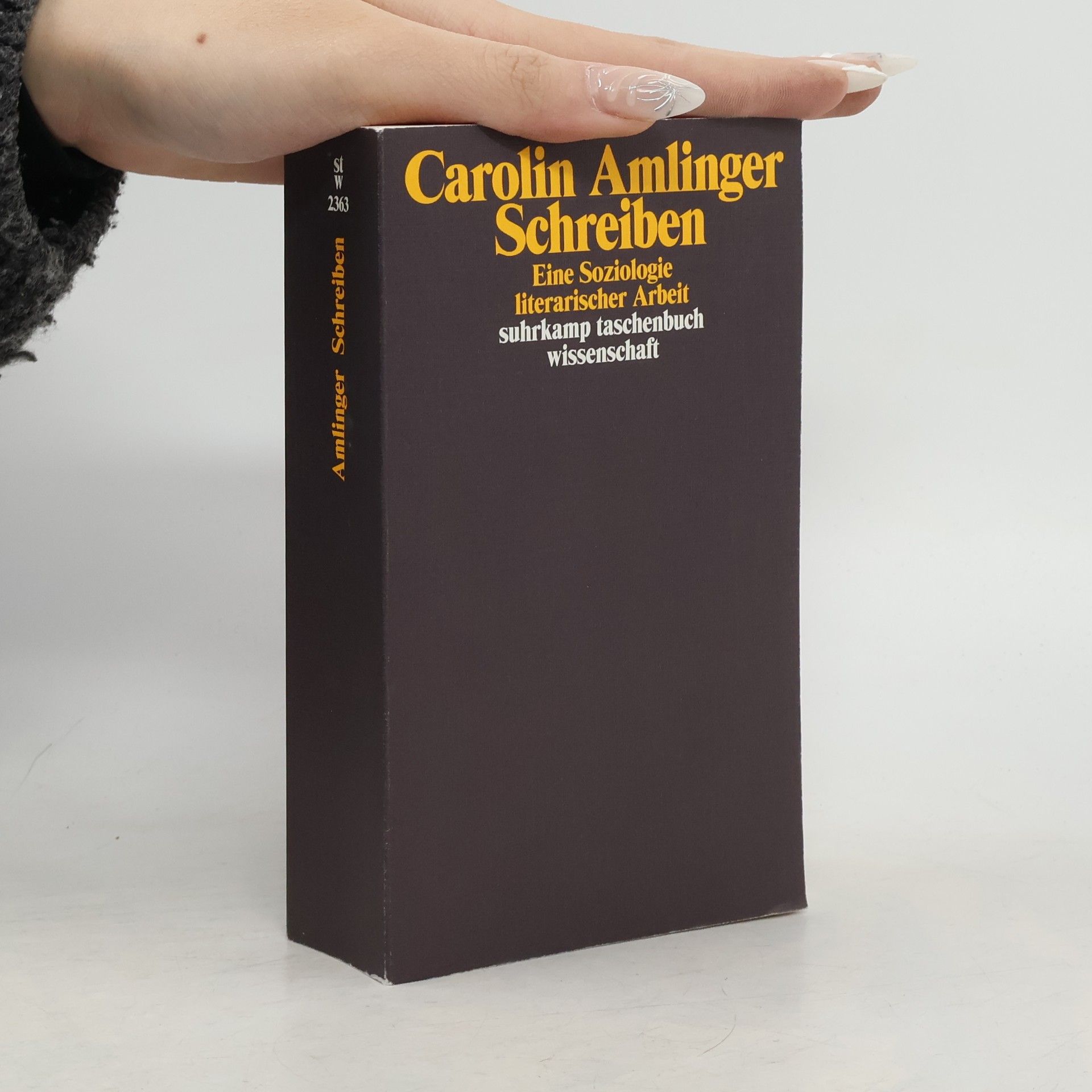 Carolin Amlinger Schreiben