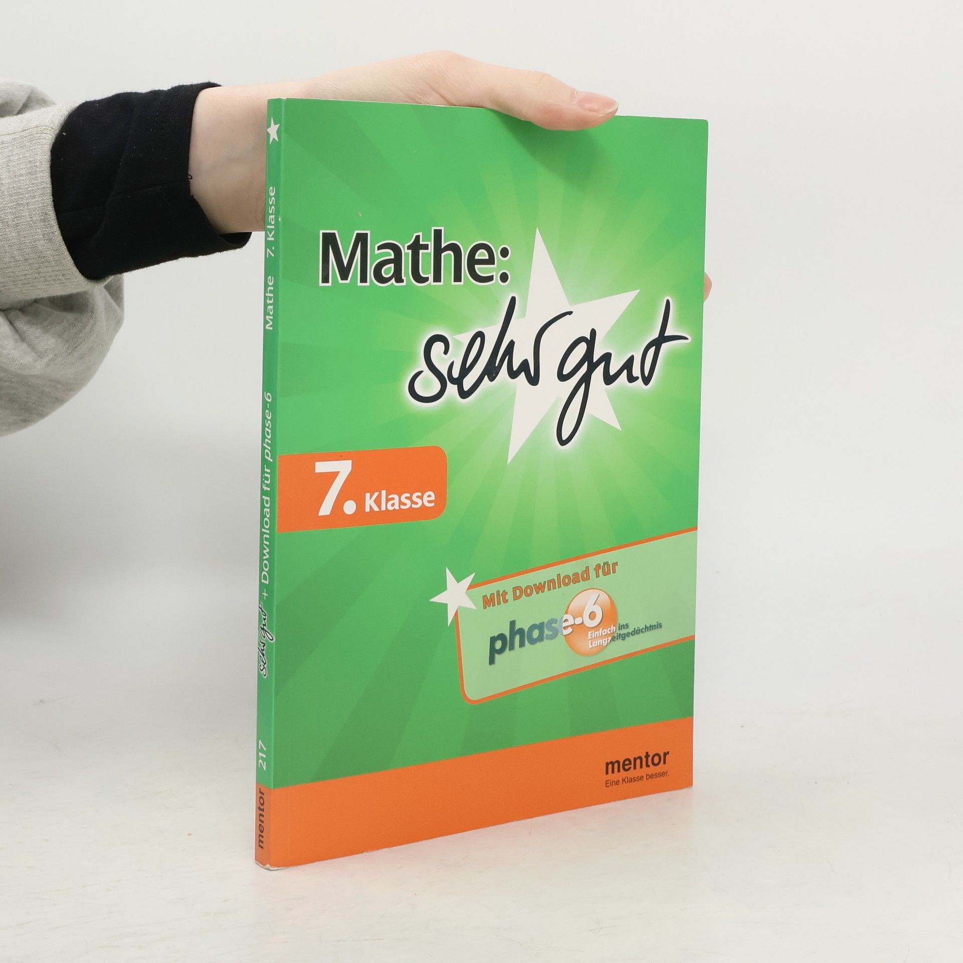 Kolektív autorov Mathe. Sehr gut. 7. Klasse