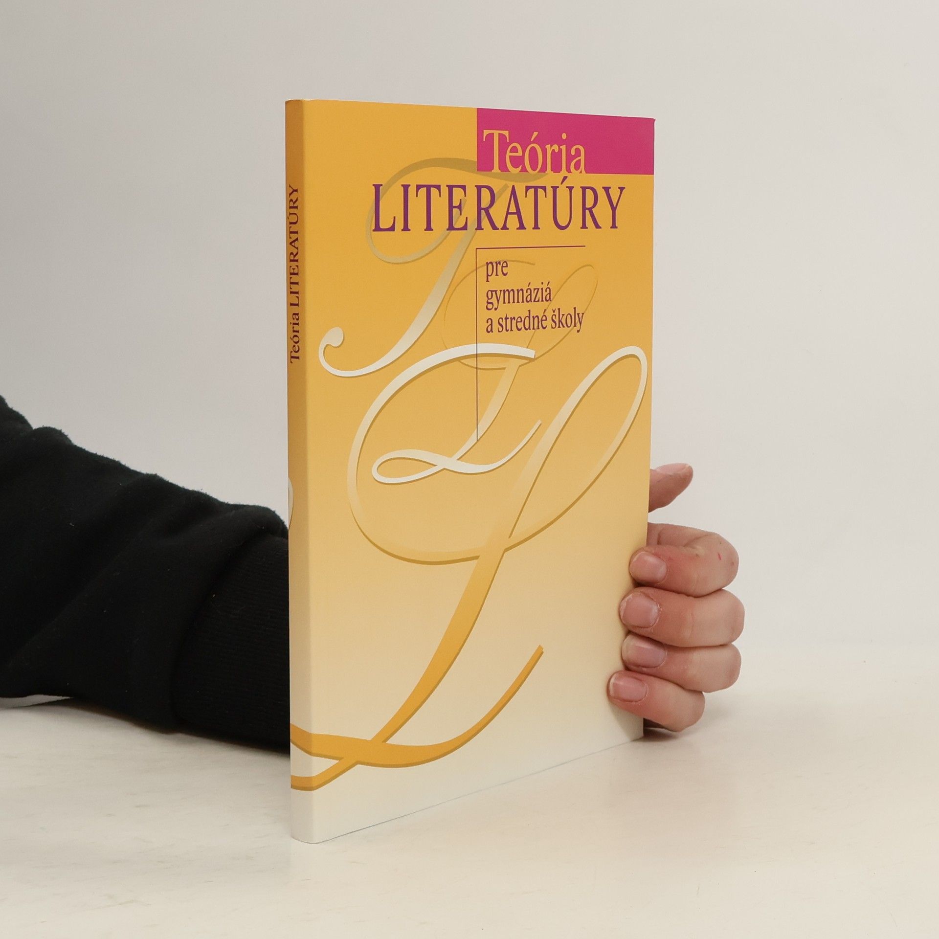 Tibor Žilka Teória literatúry pre gymnáziá a stredné školy