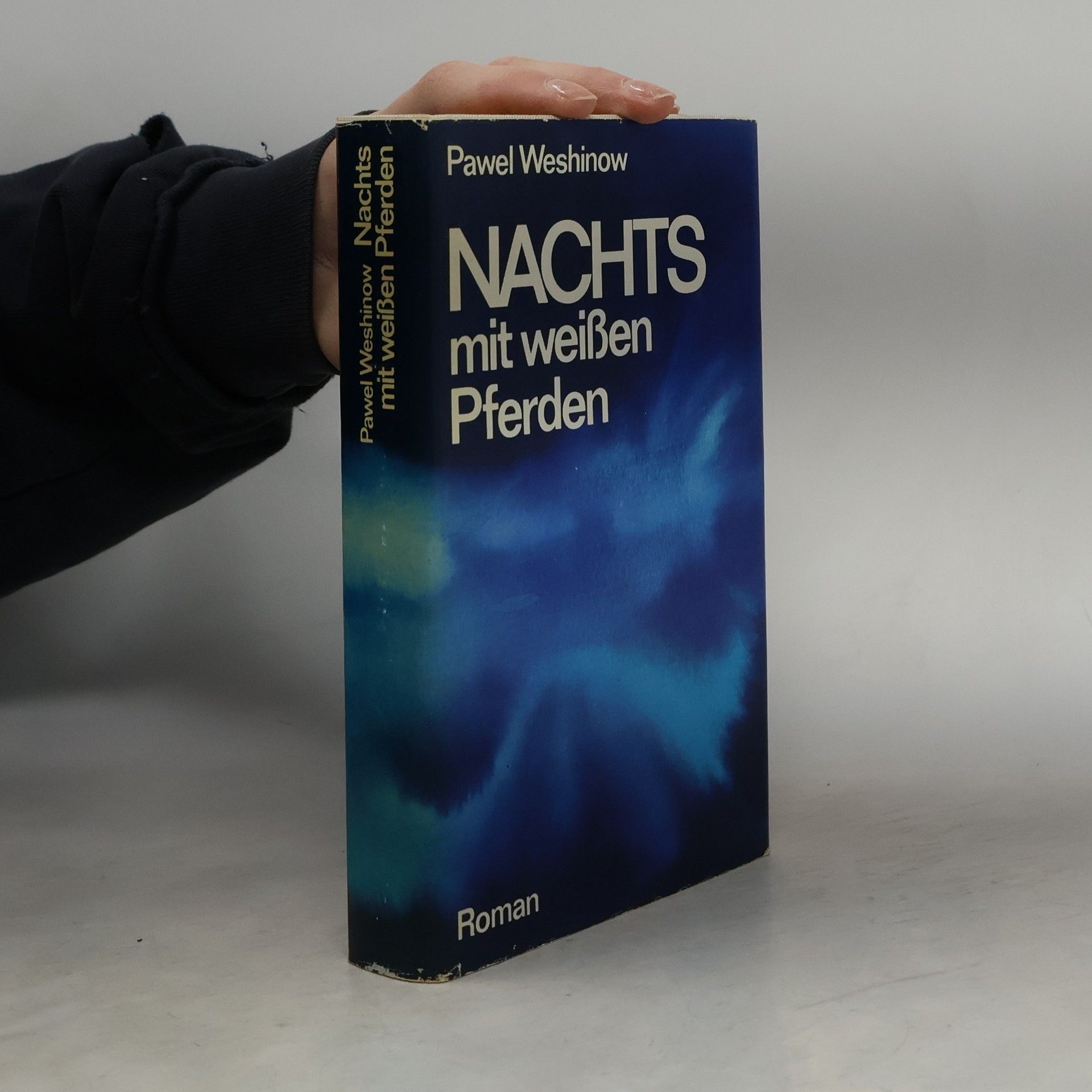 Pawel Weshinow Nachts mit weißen Pferden