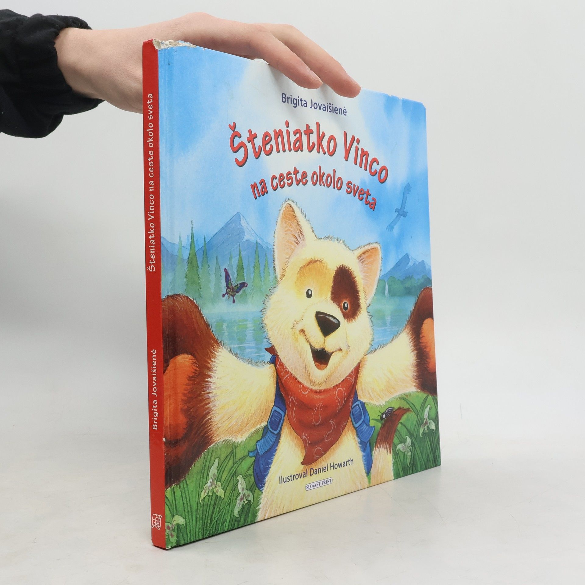 Brigita Jovaišienė Šteniatko Vinco na ceste okolo sveta
