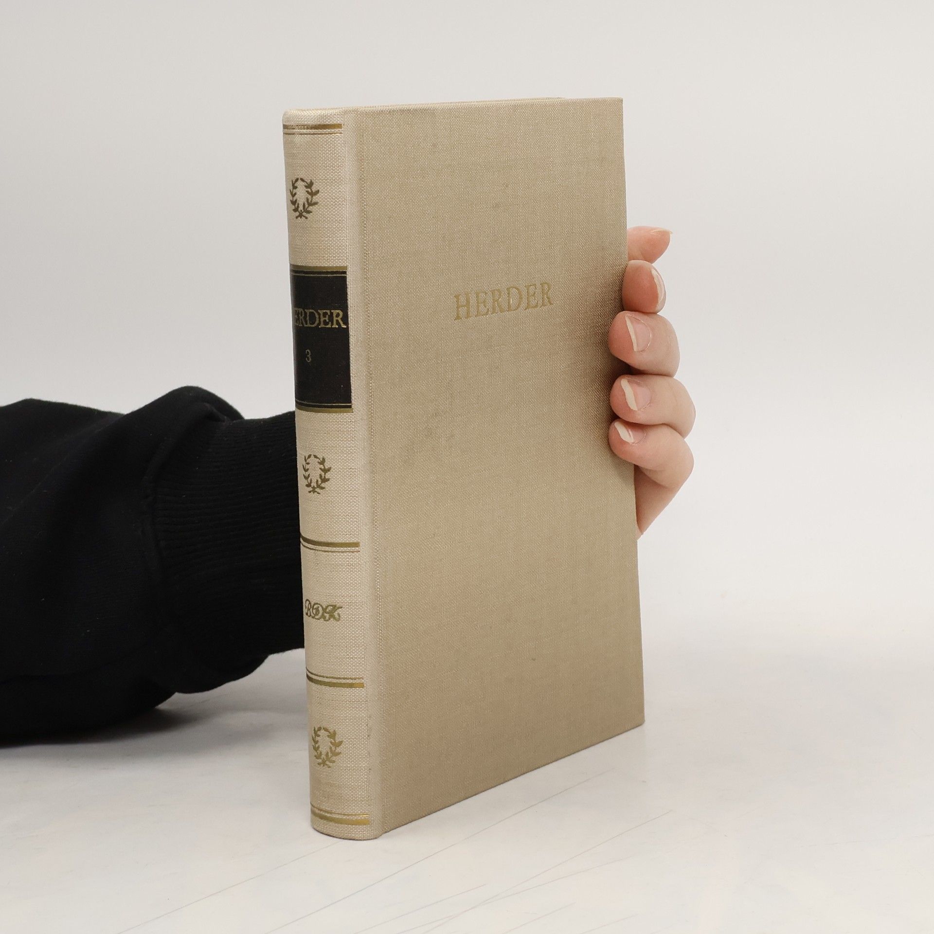 Johann Gottfried Herder Herders Werke in Fünf Bänden. Dritter Band