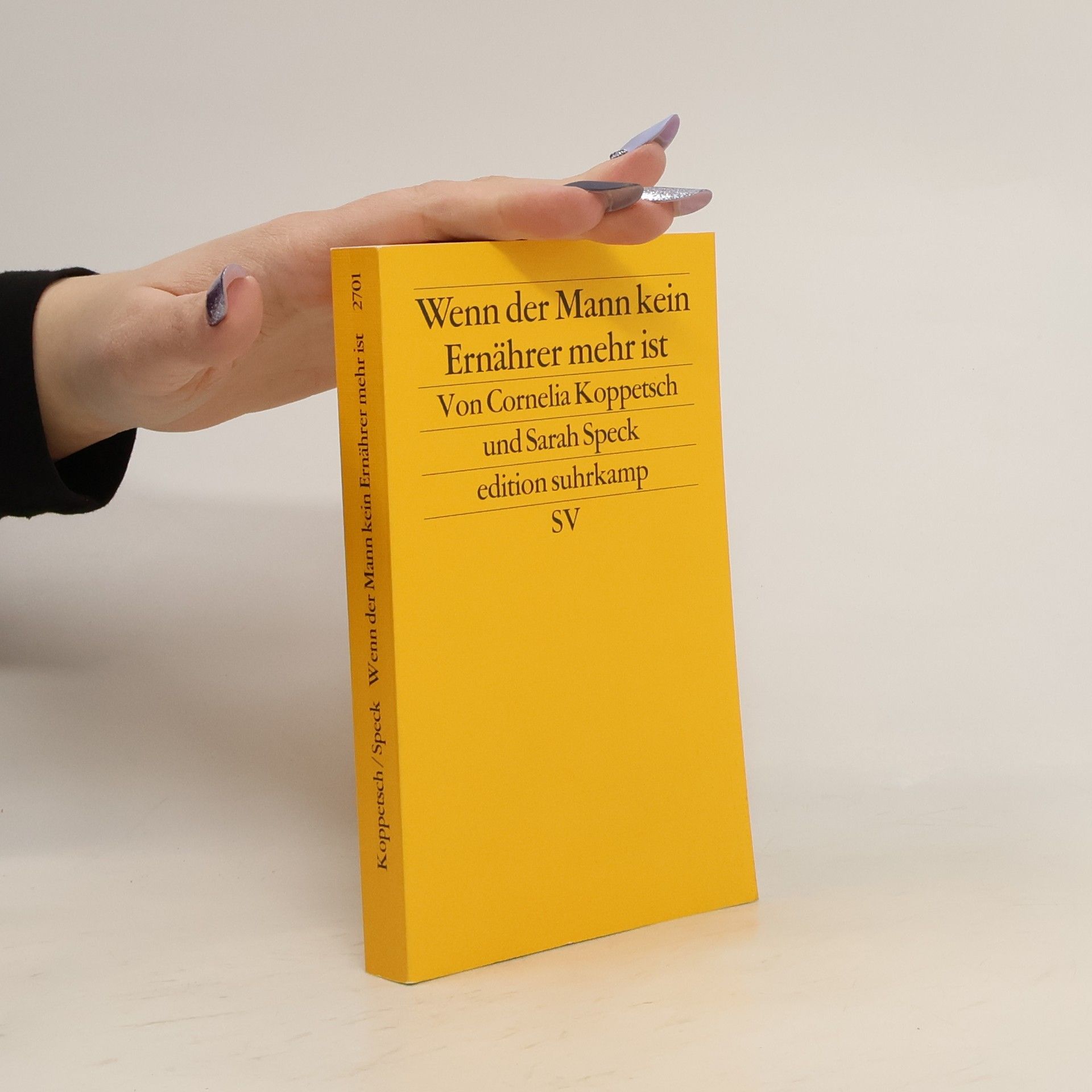 Cornelia Koppetsch Wenn der Mann kein Ernährer mehr ist