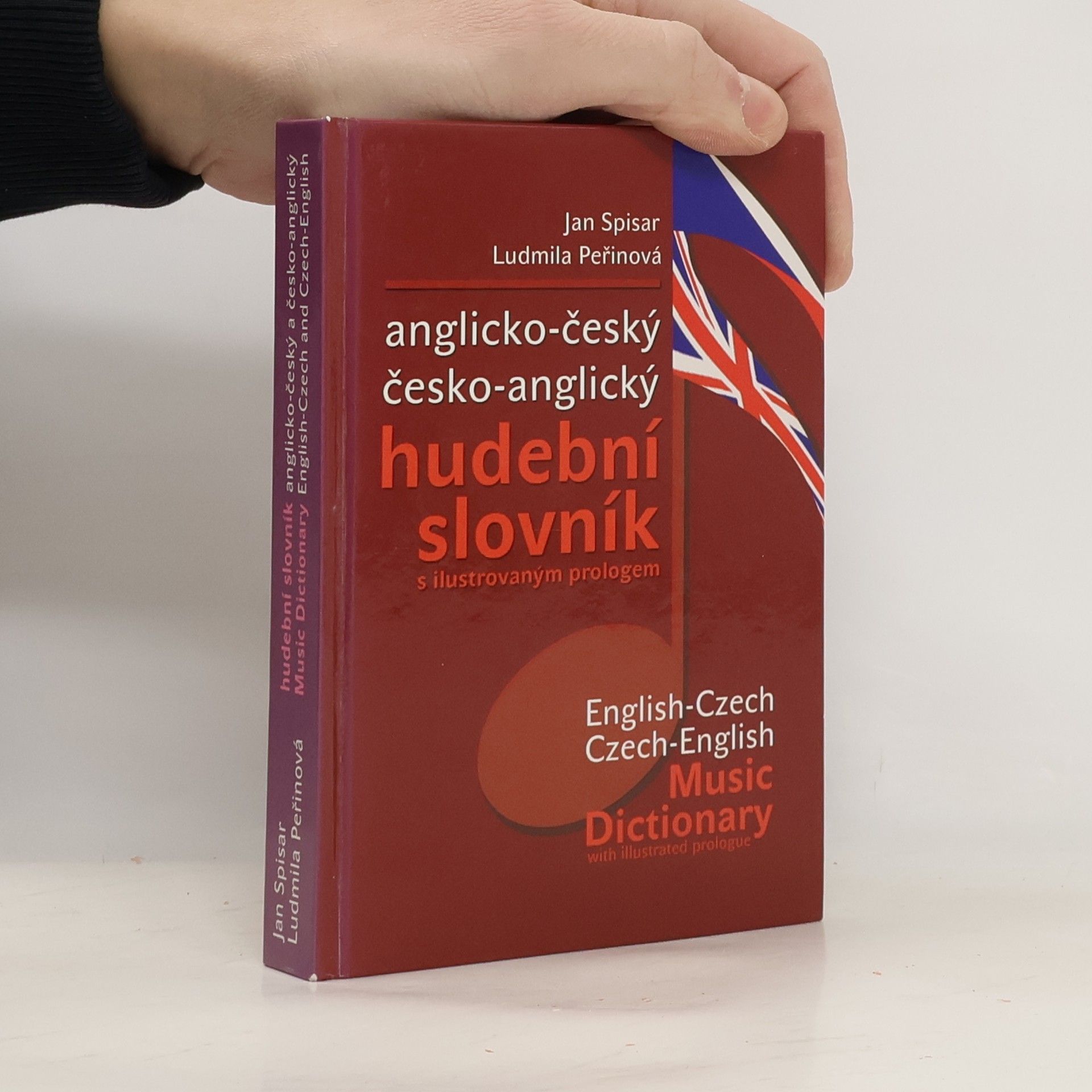 Jan Spisar Anglicko-český a česko-anglický hudební slovník s ilustrovaným prologem