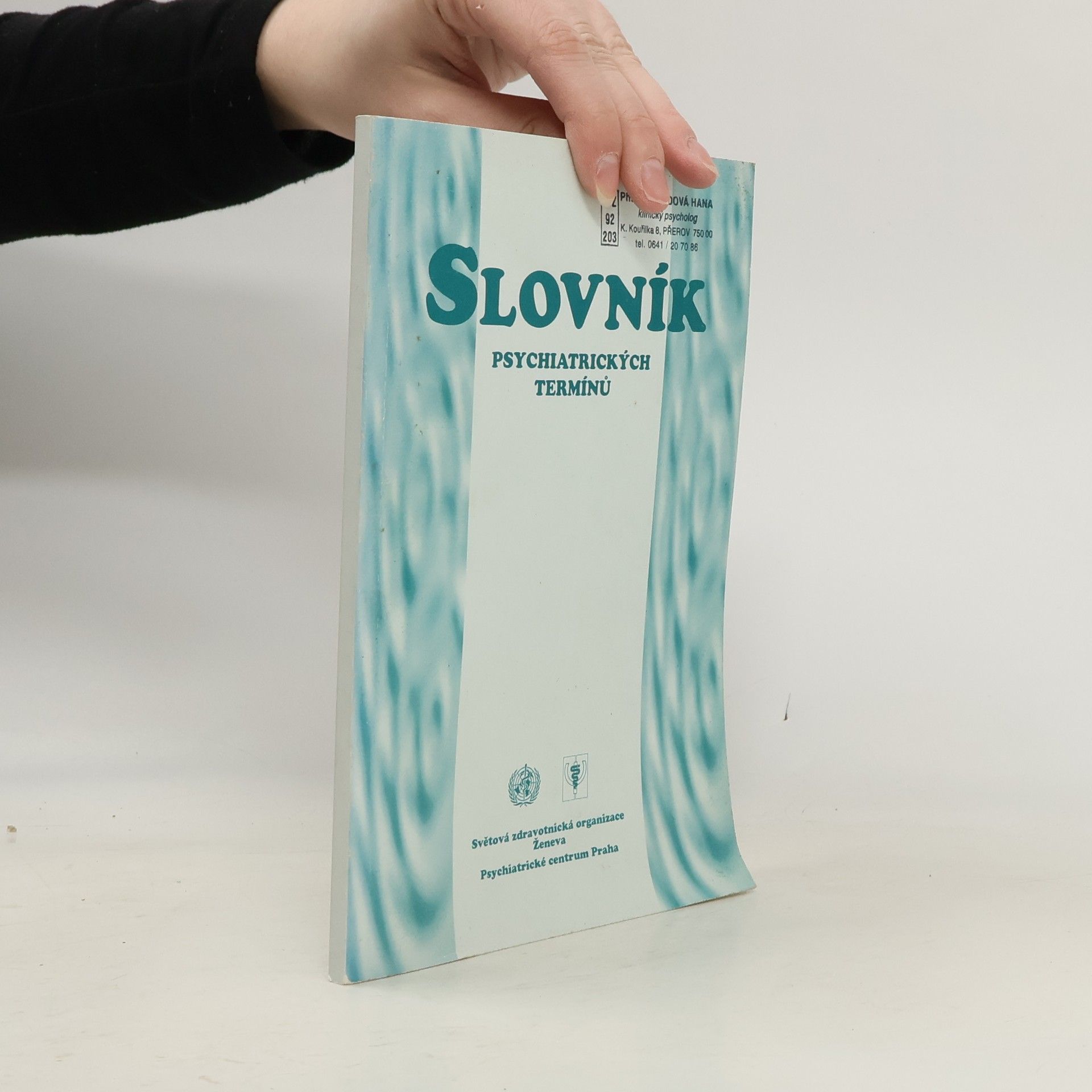 Collectif d'auteurs Slovník psychiatrických termínů