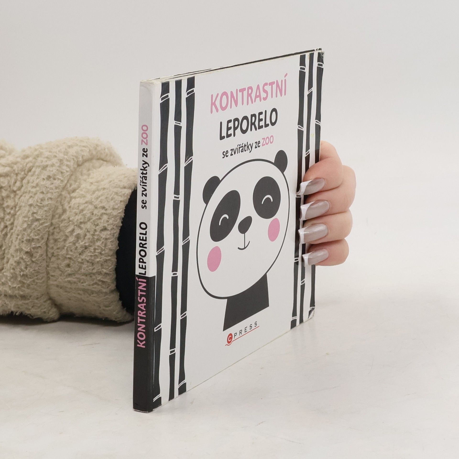 Kolektív autorov Kontrastní leporelo. Se zvířátky ze zoo