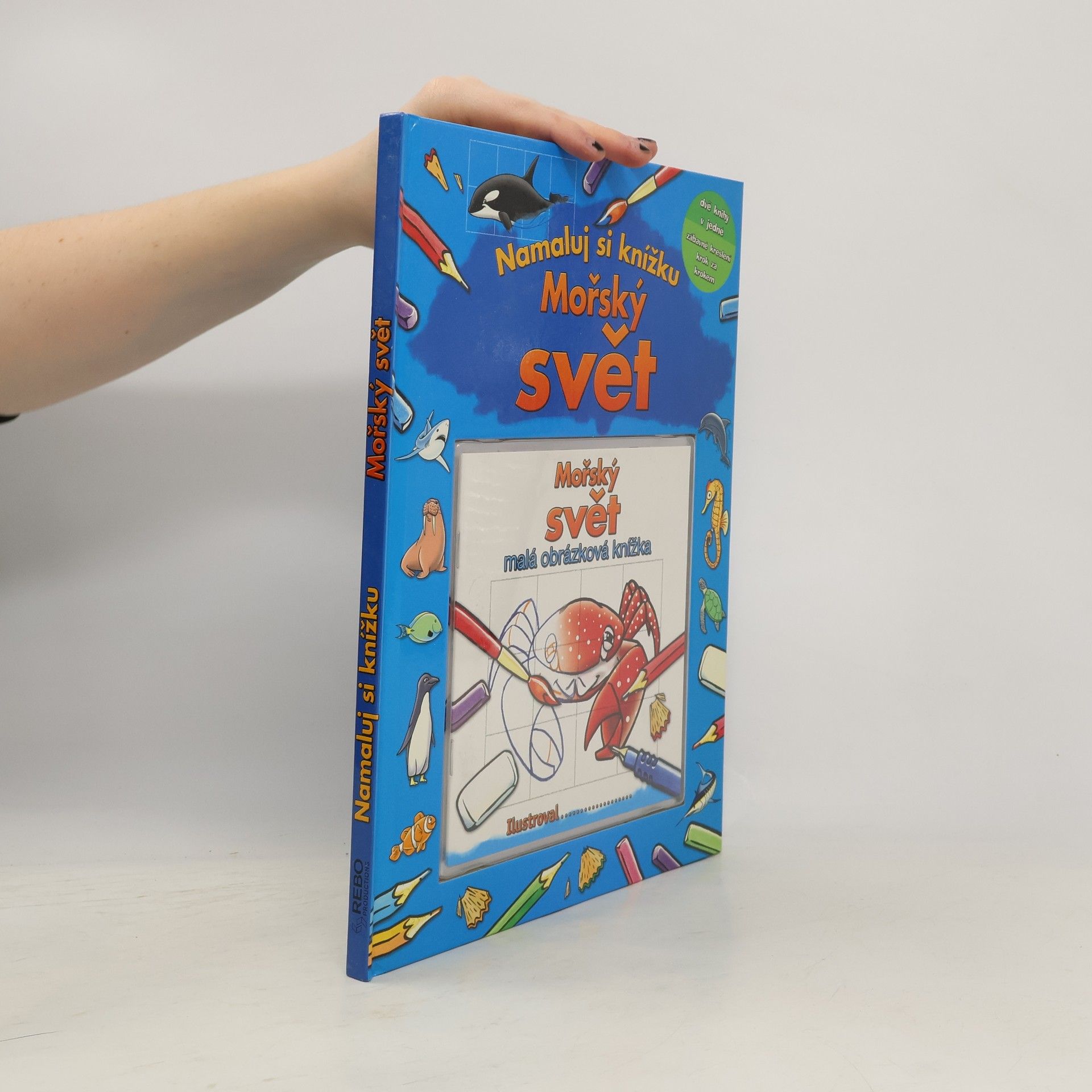 Damien Toll Mořský svět - Namaluj si knížku (malá obrázková knížka)