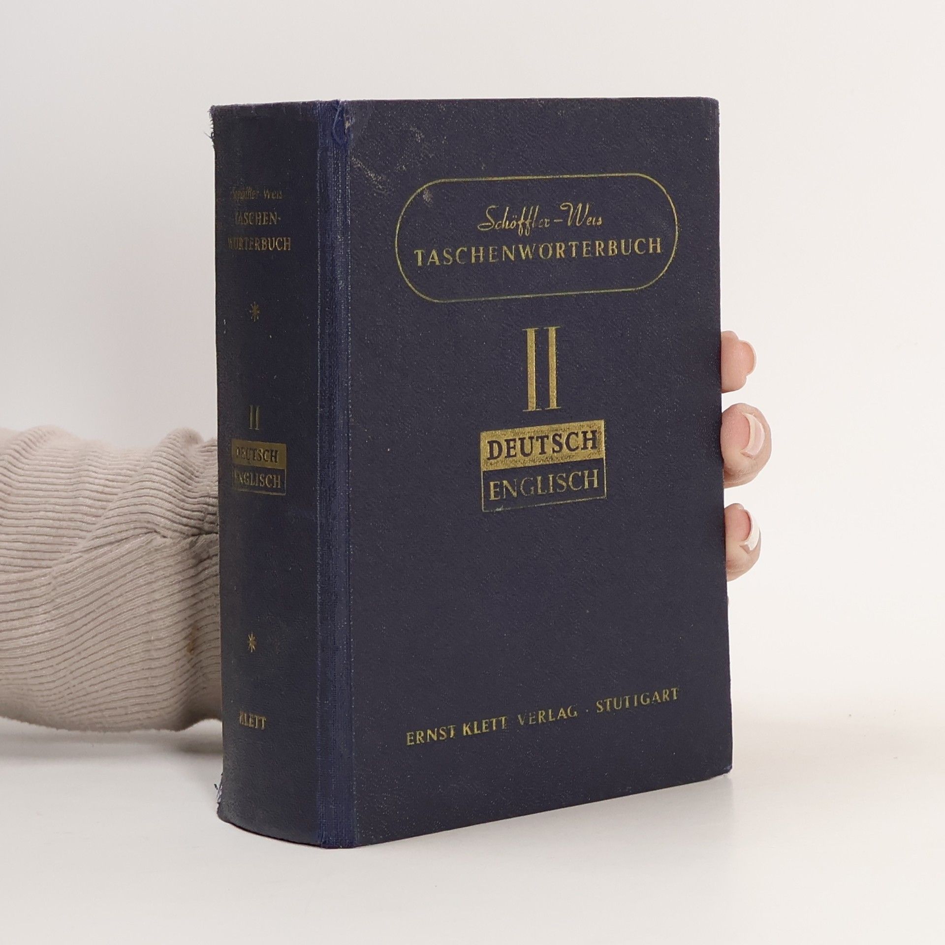 Erwin Weis Schöffler-Weis Taschenwörterbuch der englischen und deutschen Sprache II.
