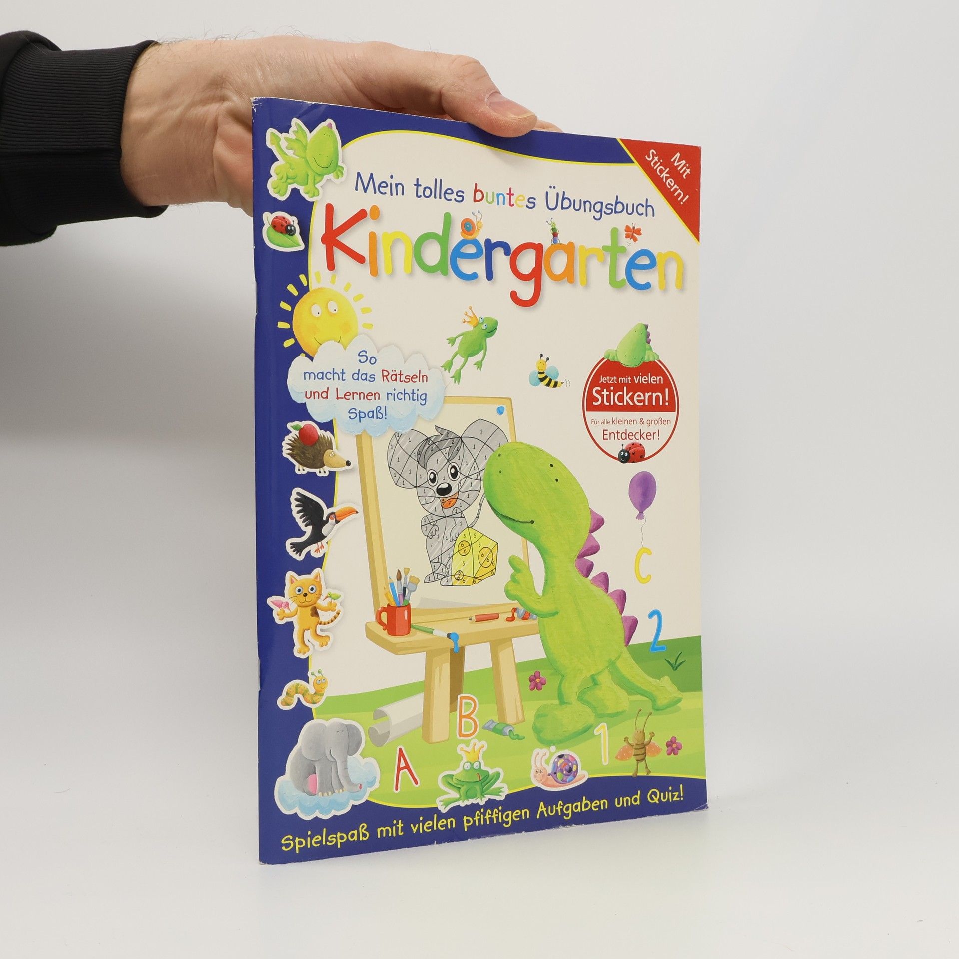 Kolektív autorov Mein tolles buntes Übungsbuch Kindergarten