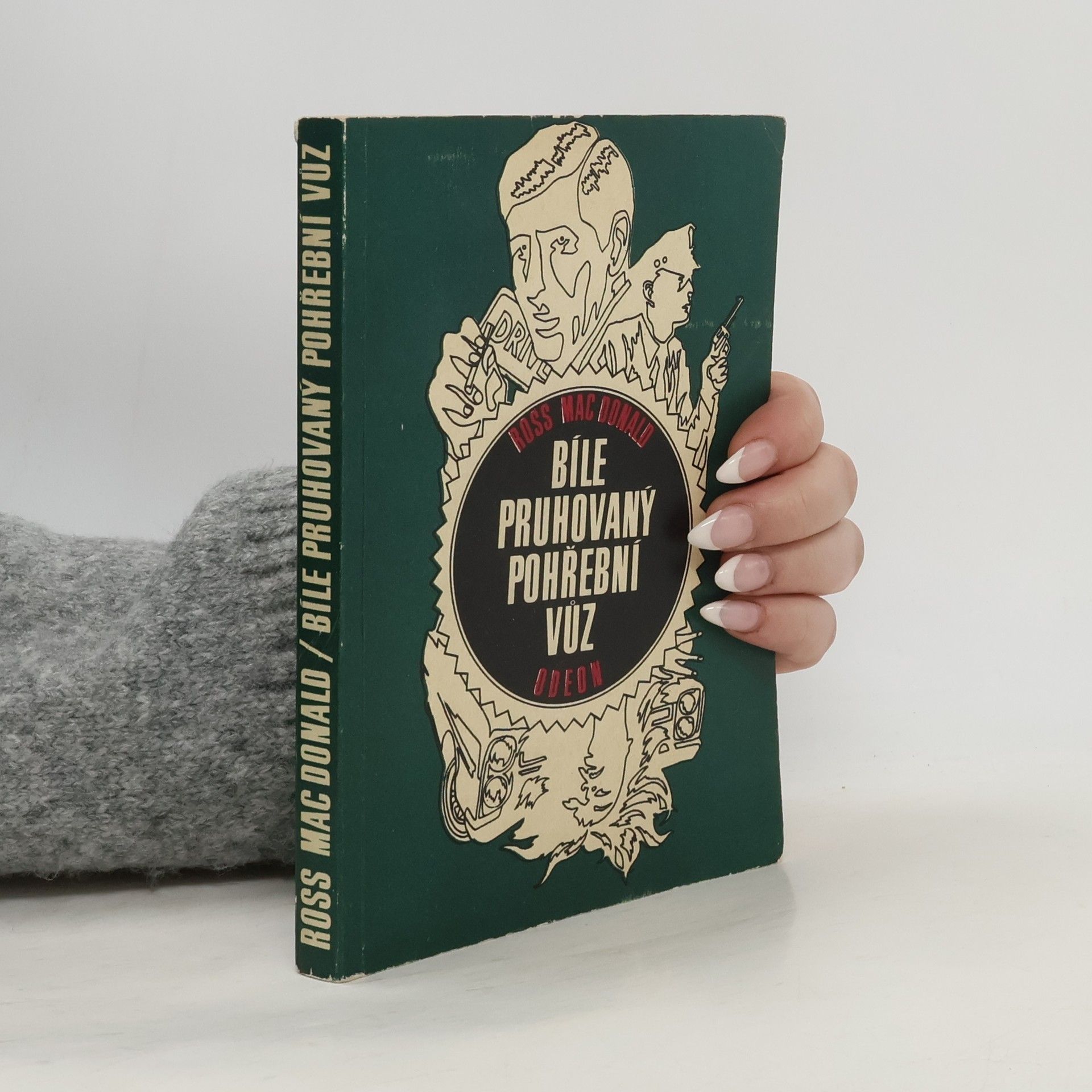 Ross Macdonald Bíle pruhovaný pohřební vůz