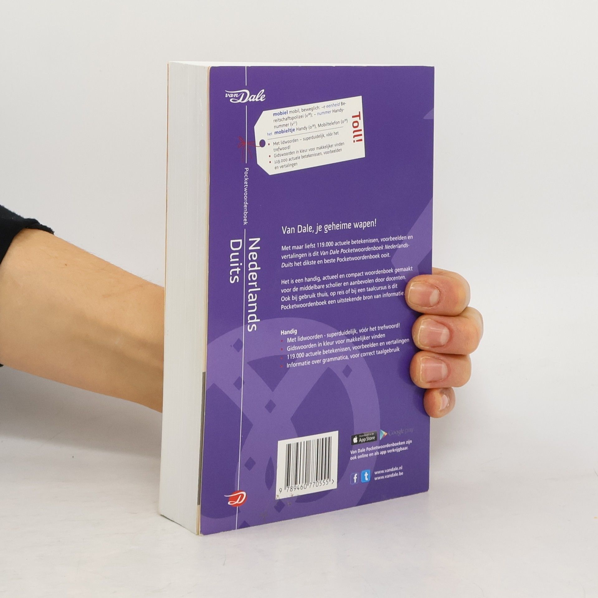 ... van Dale Van Dale pocketwoordenboek Nederlands - Duits